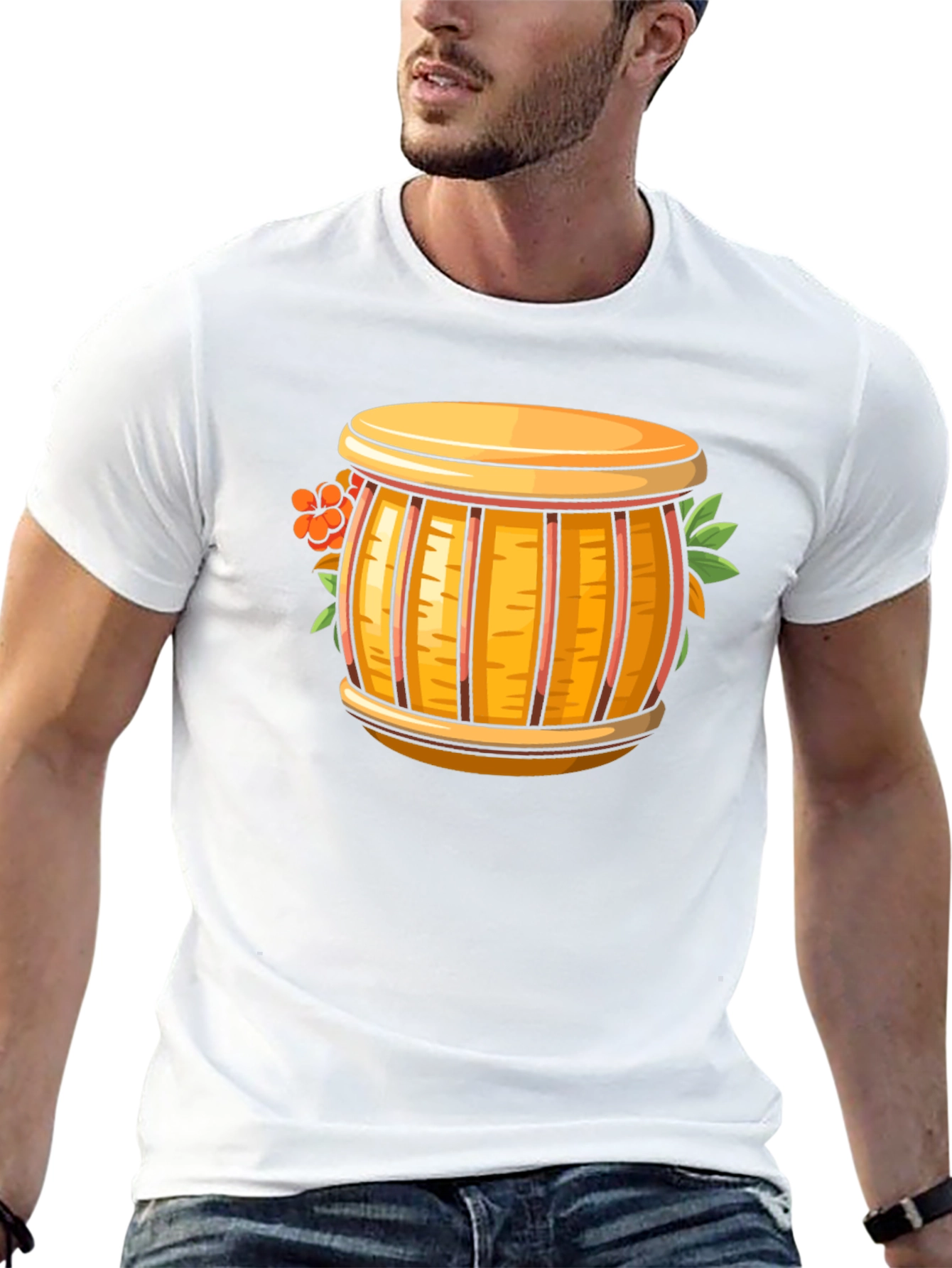 Novelty Barrel Graphic T-Shirt