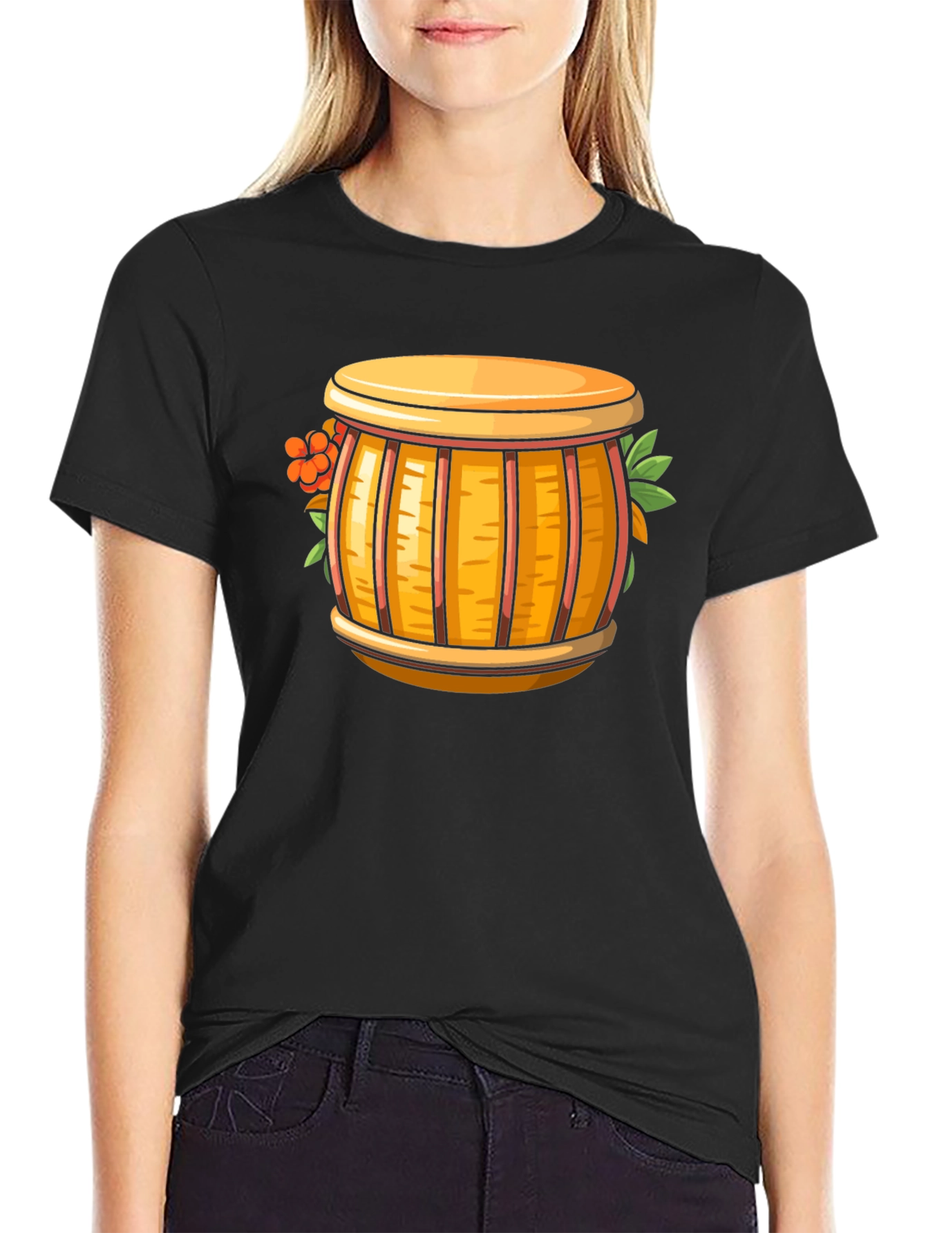 Novelty Barrel Graphic T-Shirt