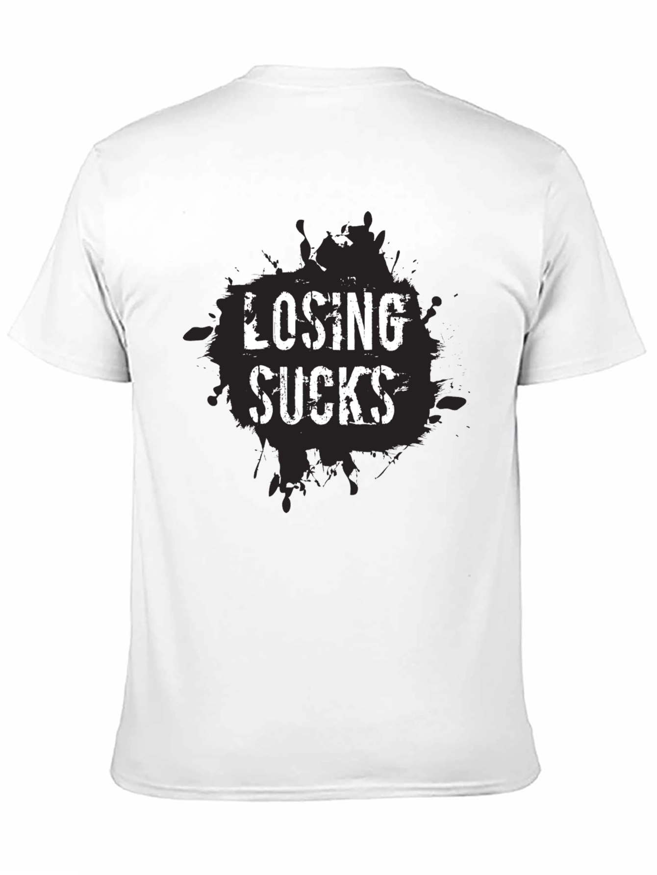 Losing Sucks Black T-Shirt
