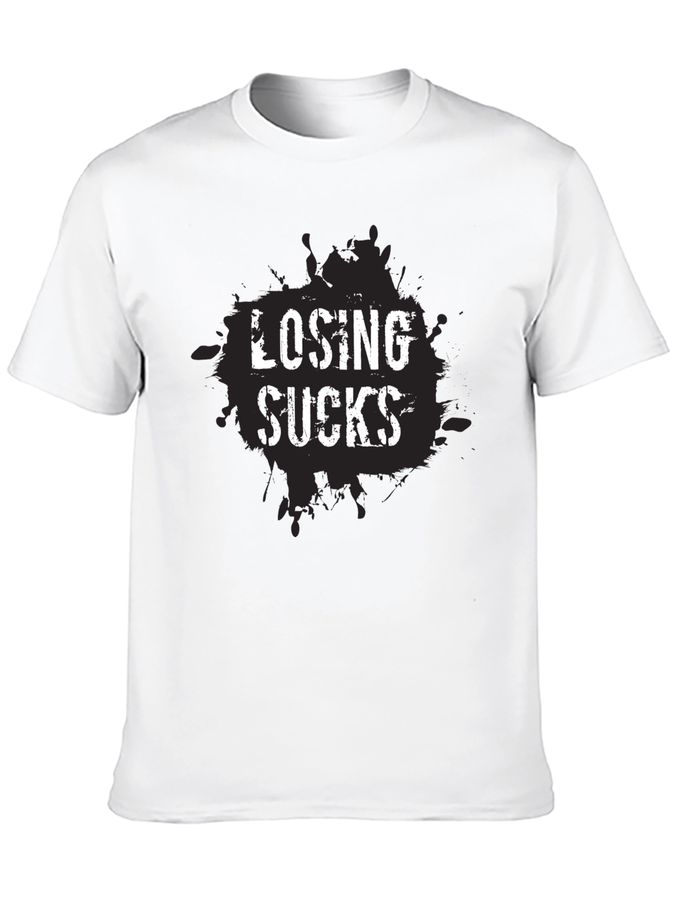 Losing Sucks Black T-Shirt