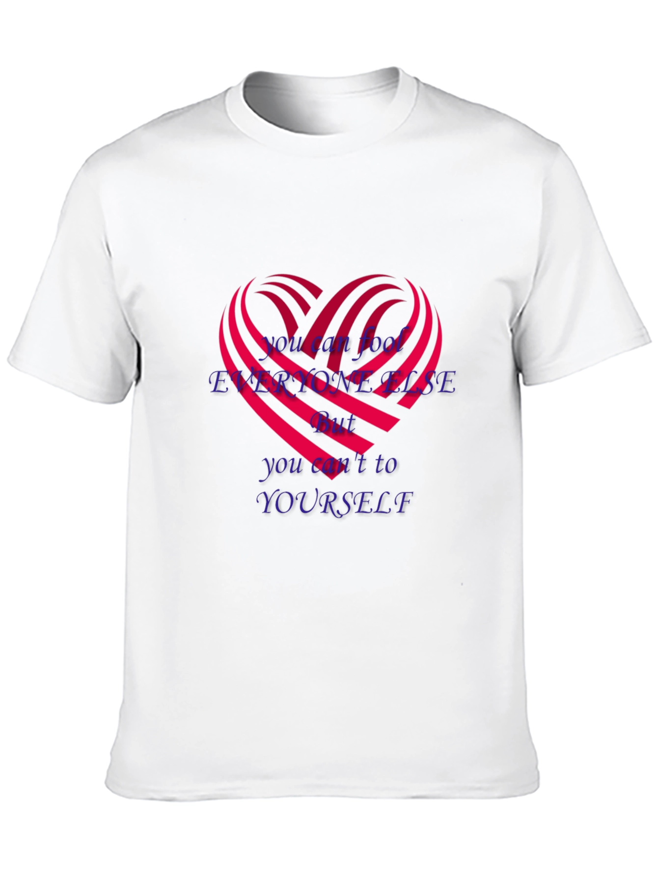 Heart Graphic Tee: Be Kind to Yourself