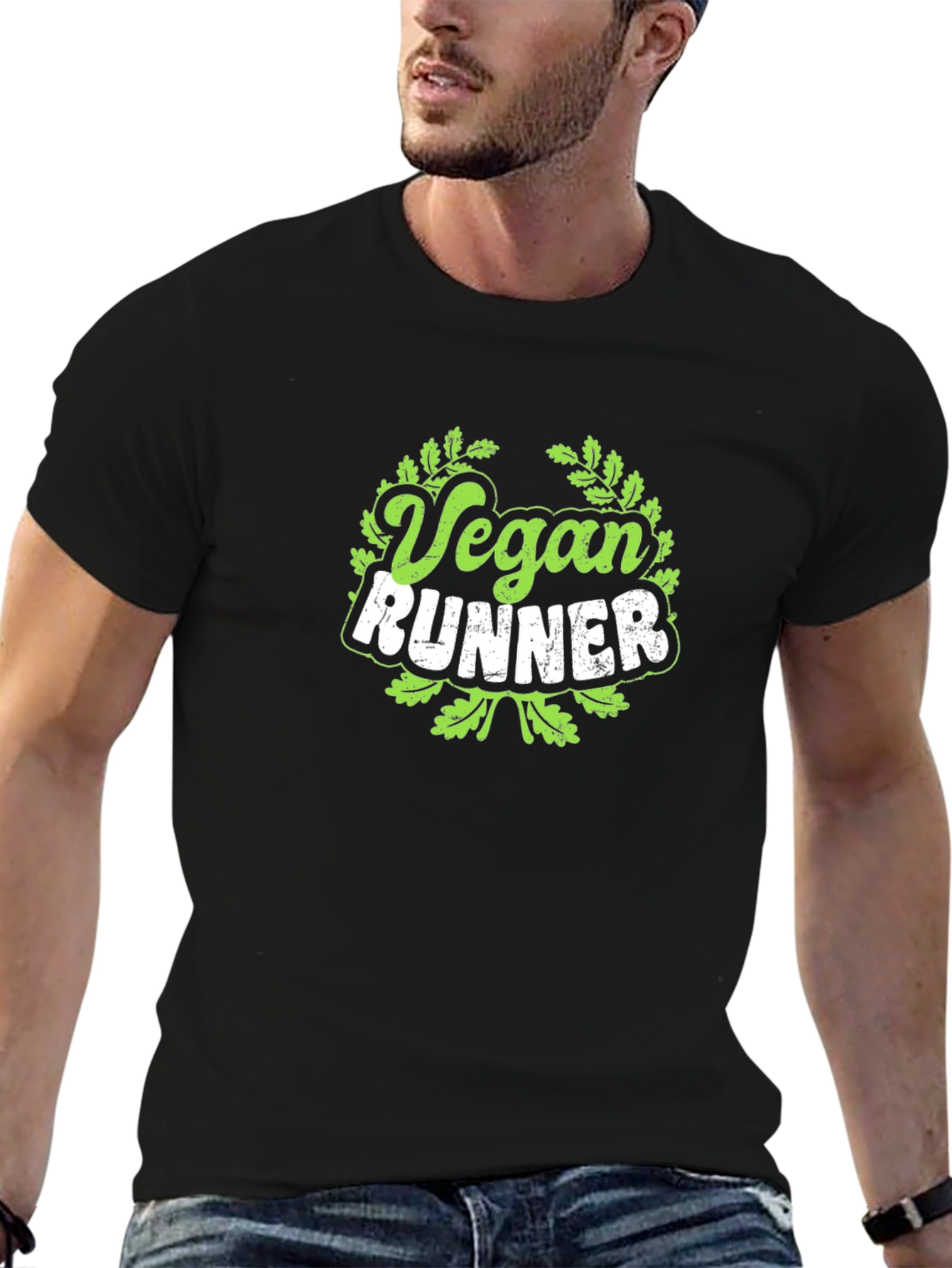 Vegan Runner Graphic T-Shirt