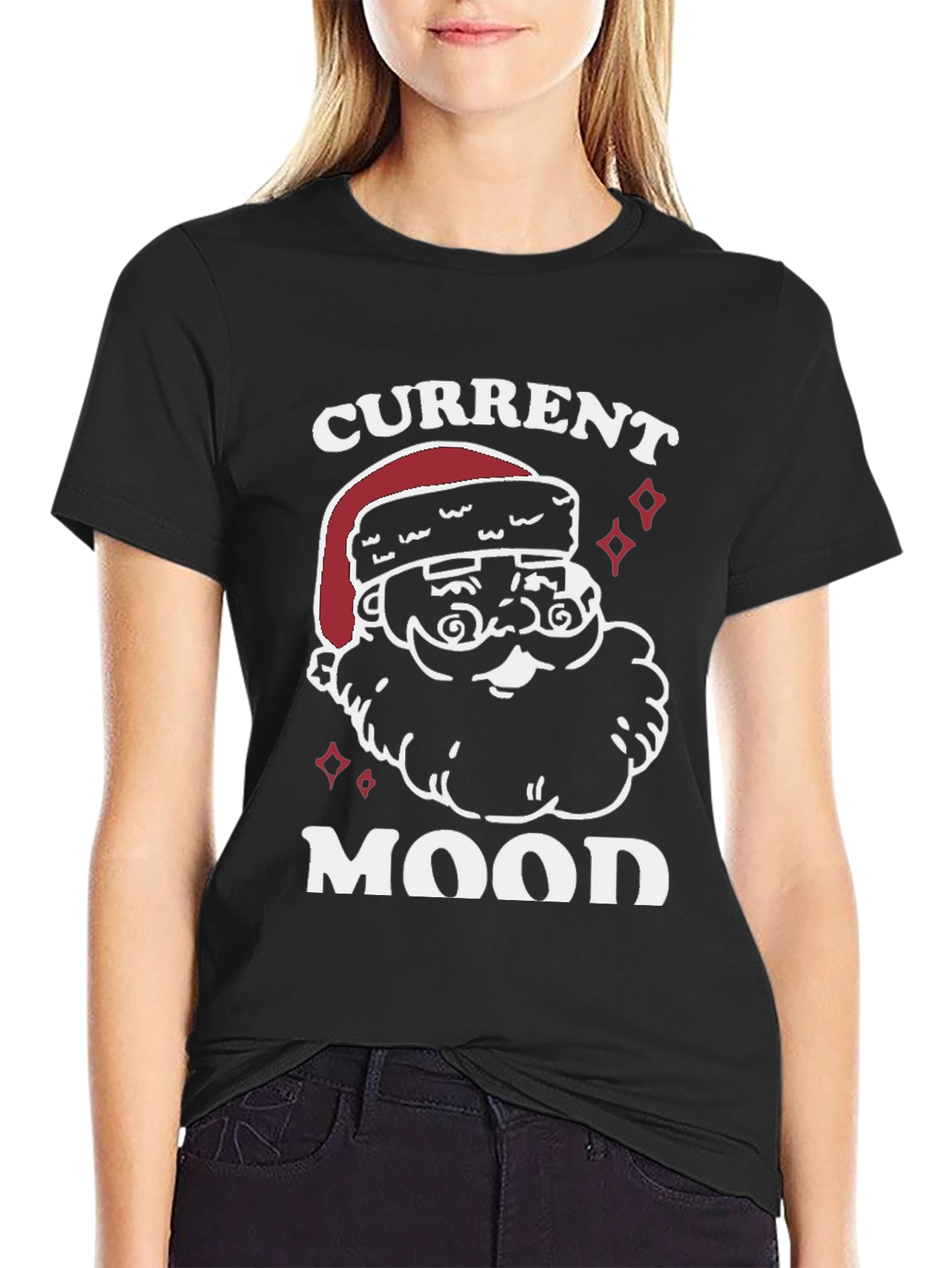 Current Mood Santa Graphic Tee