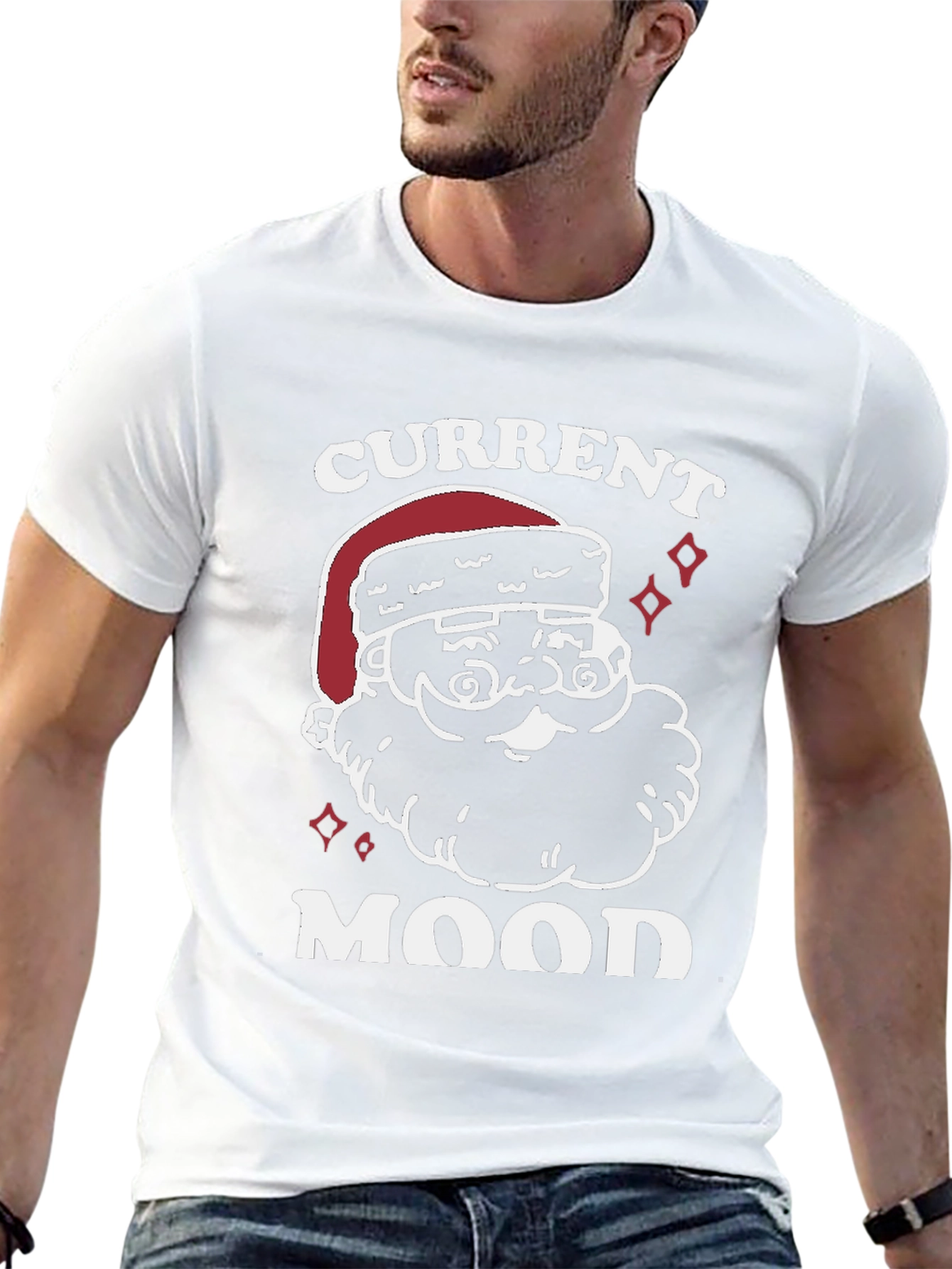 Current Mood Santa Graphic Tee