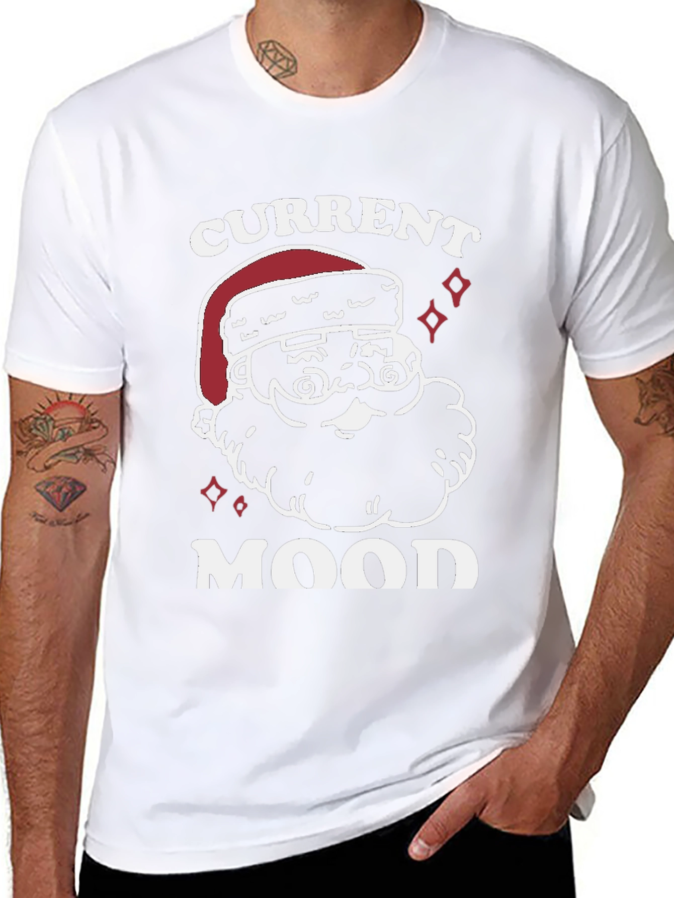 Current Mood Santa Graphic Tee