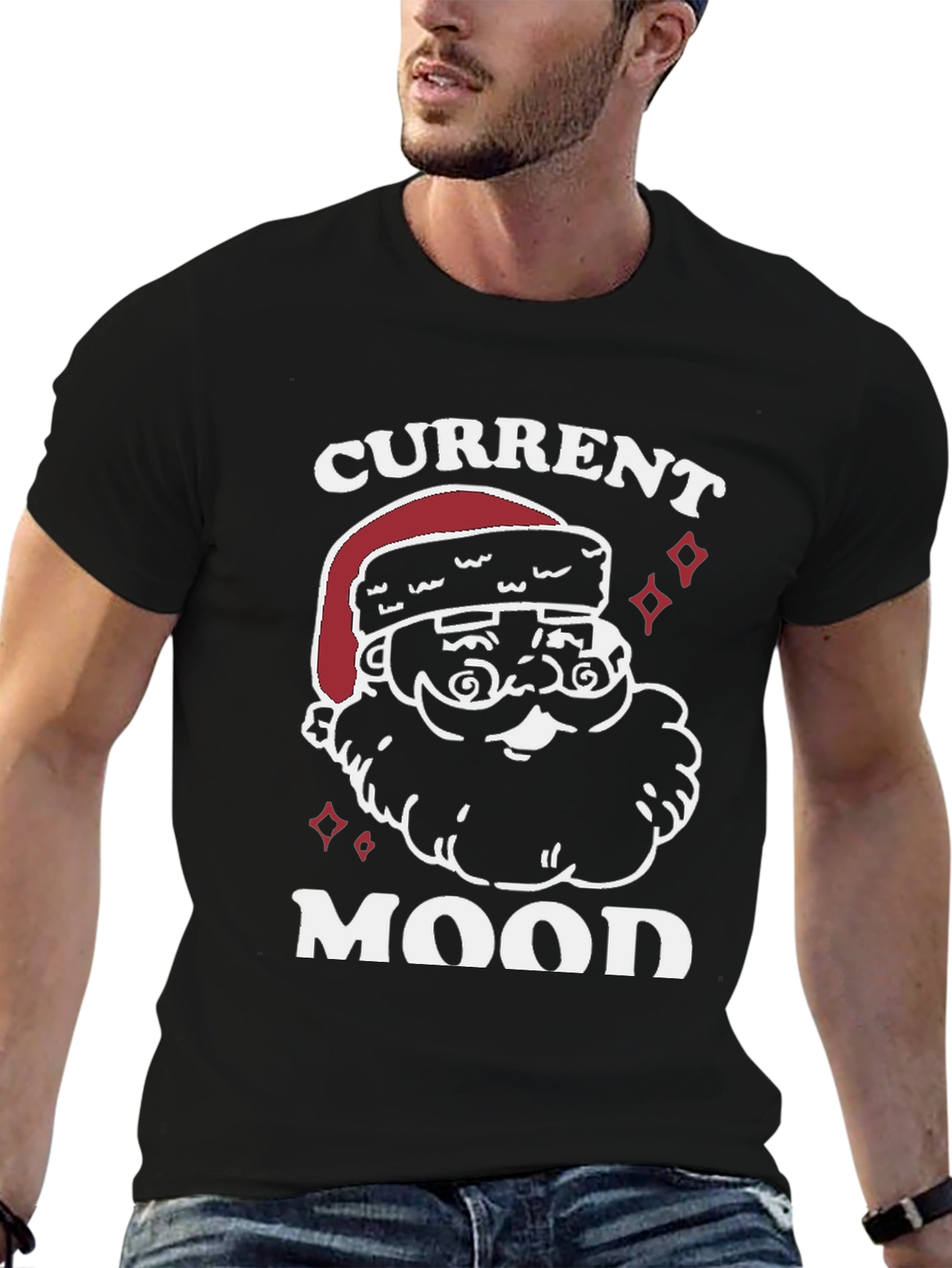 Current Mood Santa Graphic Tee