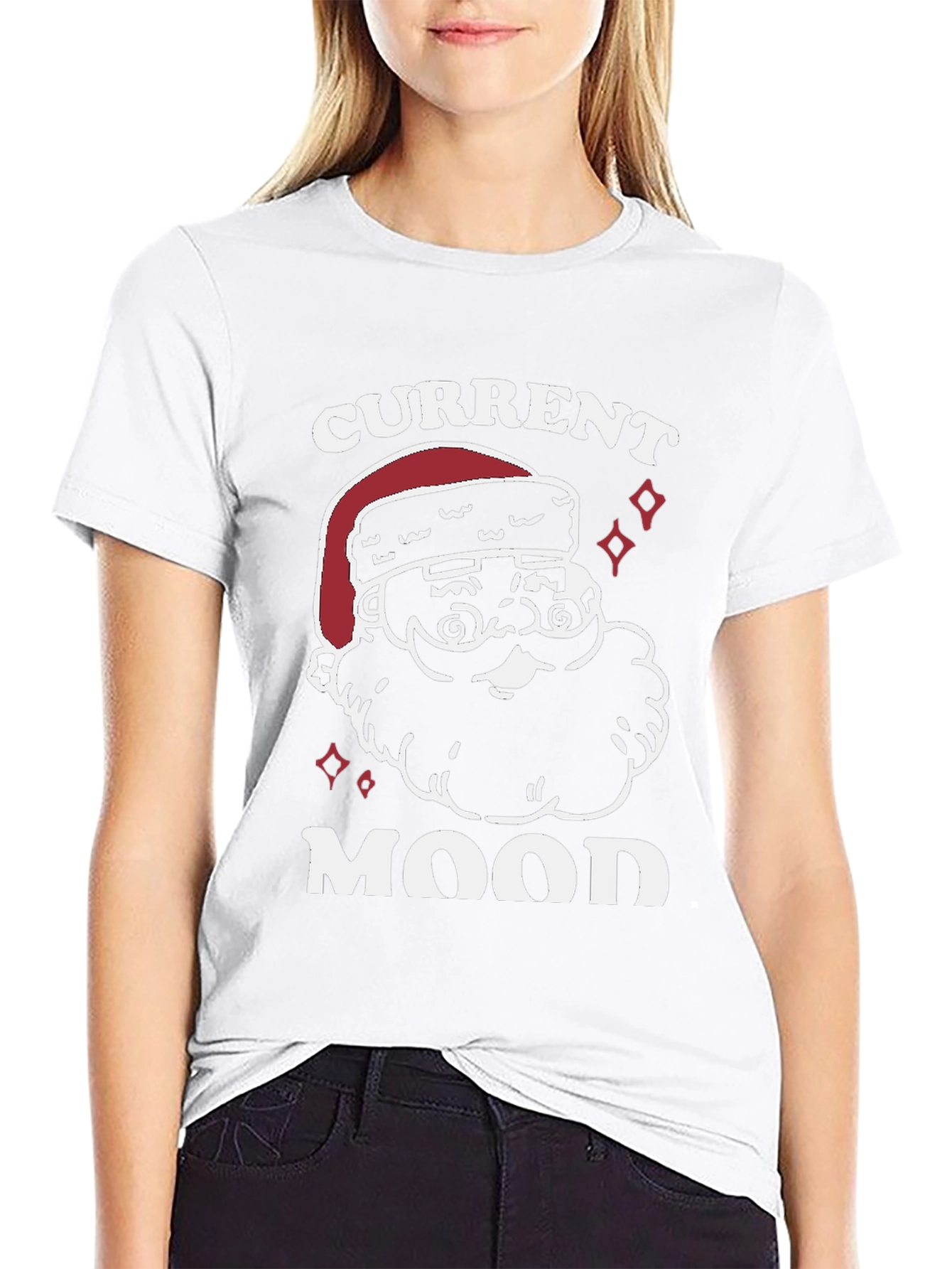 Current Mood Santa Graphic Tee