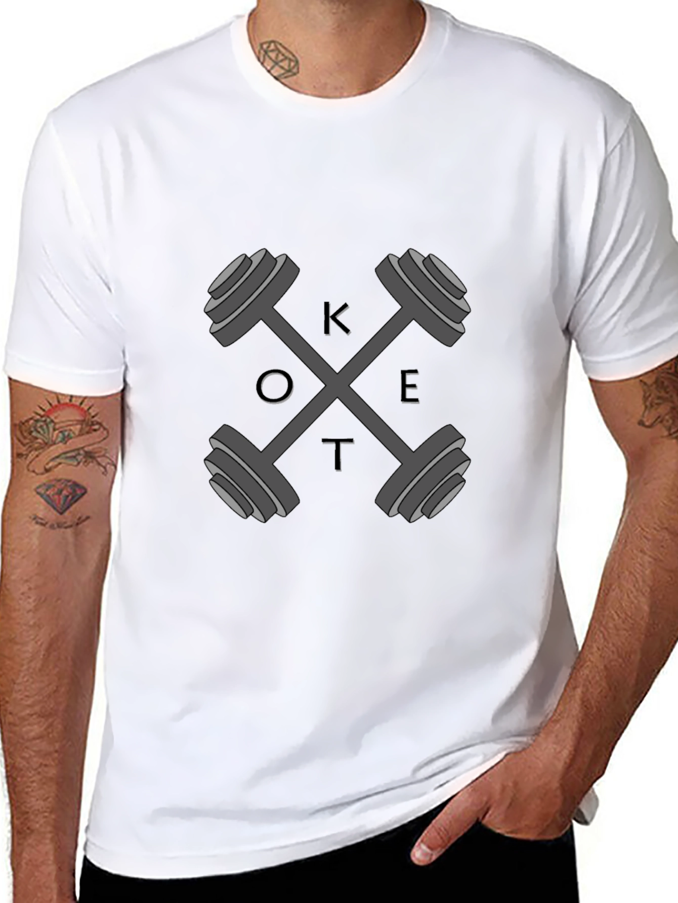 Keto Workout Black Graphic Tee