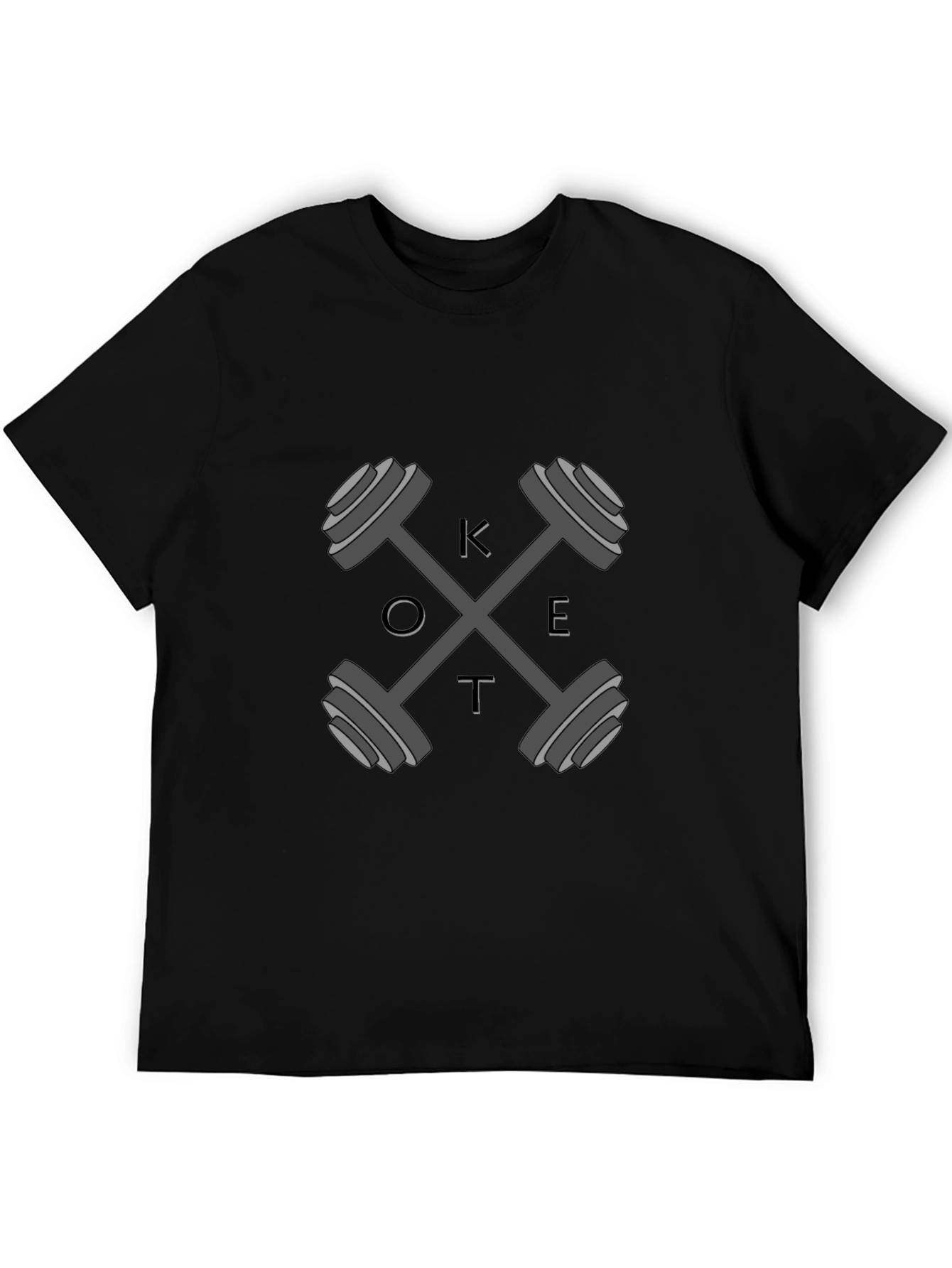 Keto Workout Black Graphic Tee