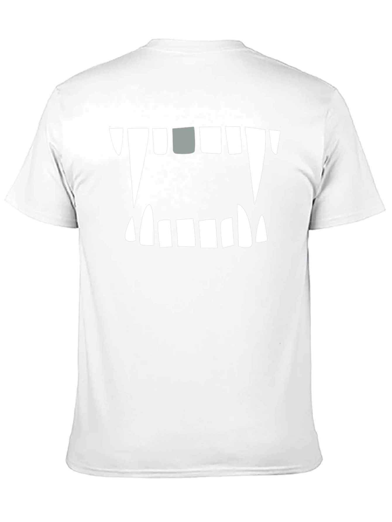Monster Mouth Graphic Tee - Black Cotton Blend