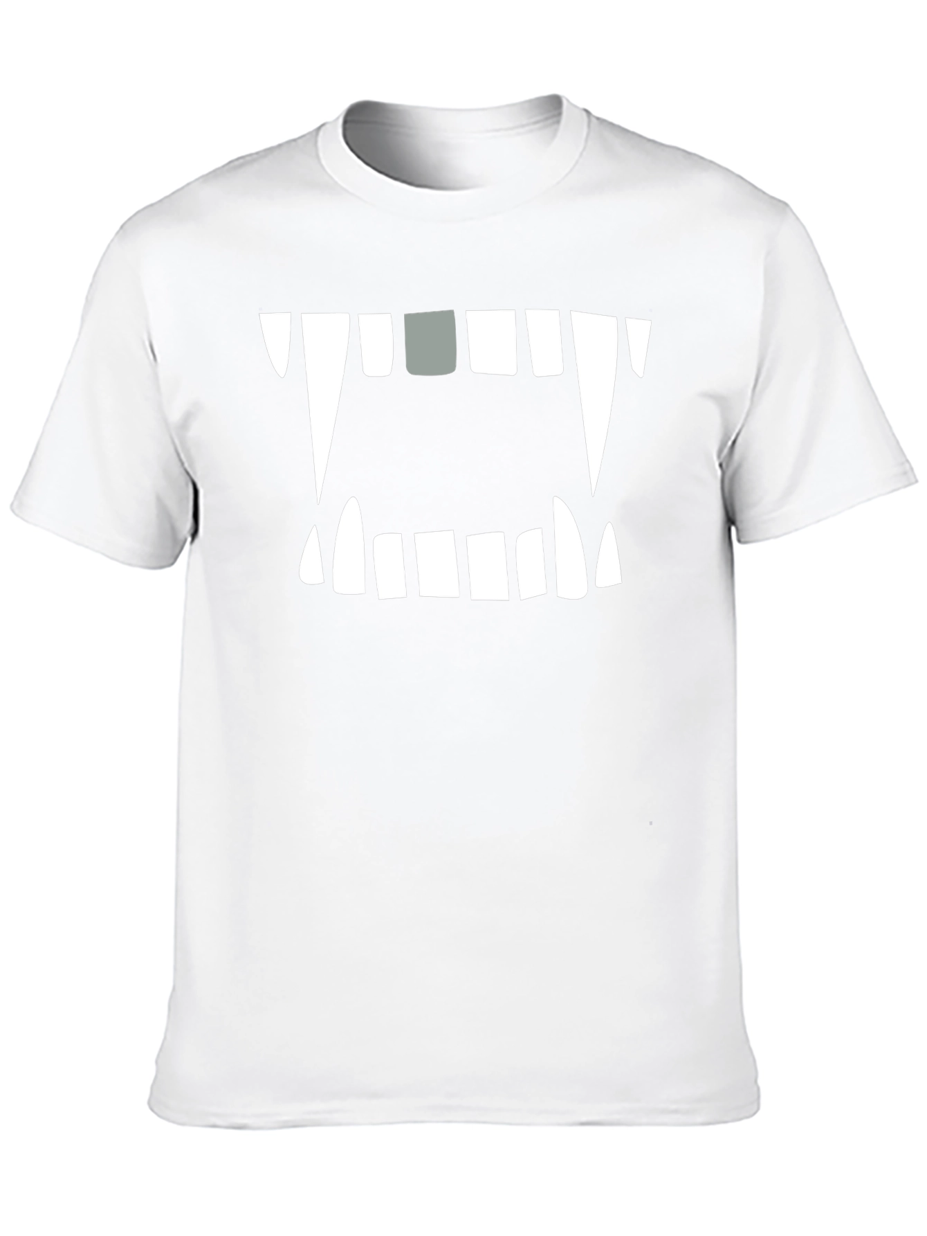 Monster Mouth Graphic Tee - Black Cotton Blend