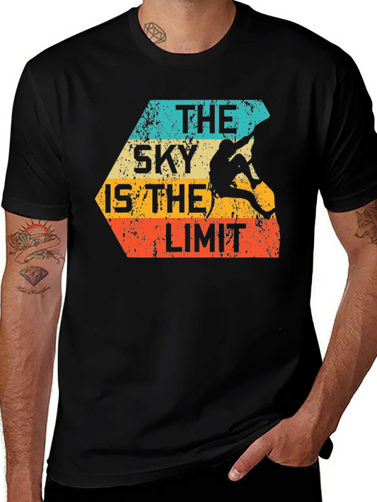 The Sky Is The Limit Climbing Graphic T-Shirt