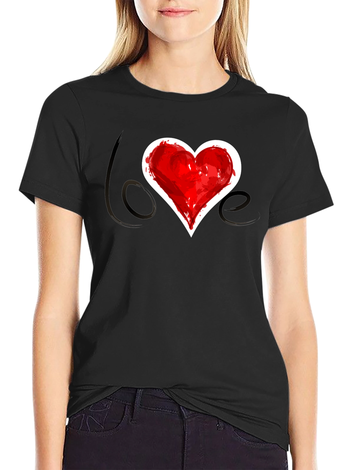 Love Heart T-Shirt - Stylish Graphic Tee