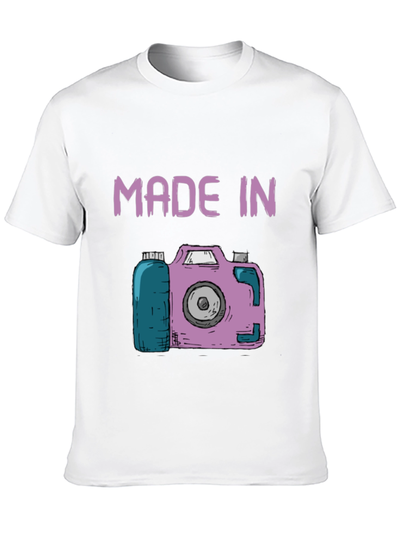 Camera Graphic T-Shirt - Unique Design Cool and Casual