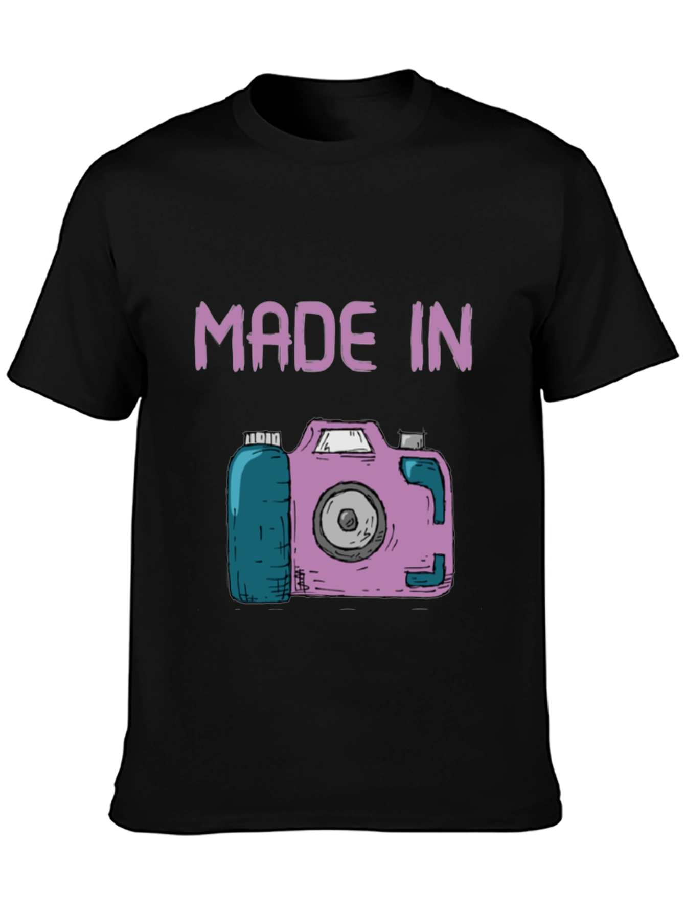 Camera Graphic T-Shirt - Unique Design Cool and Casual