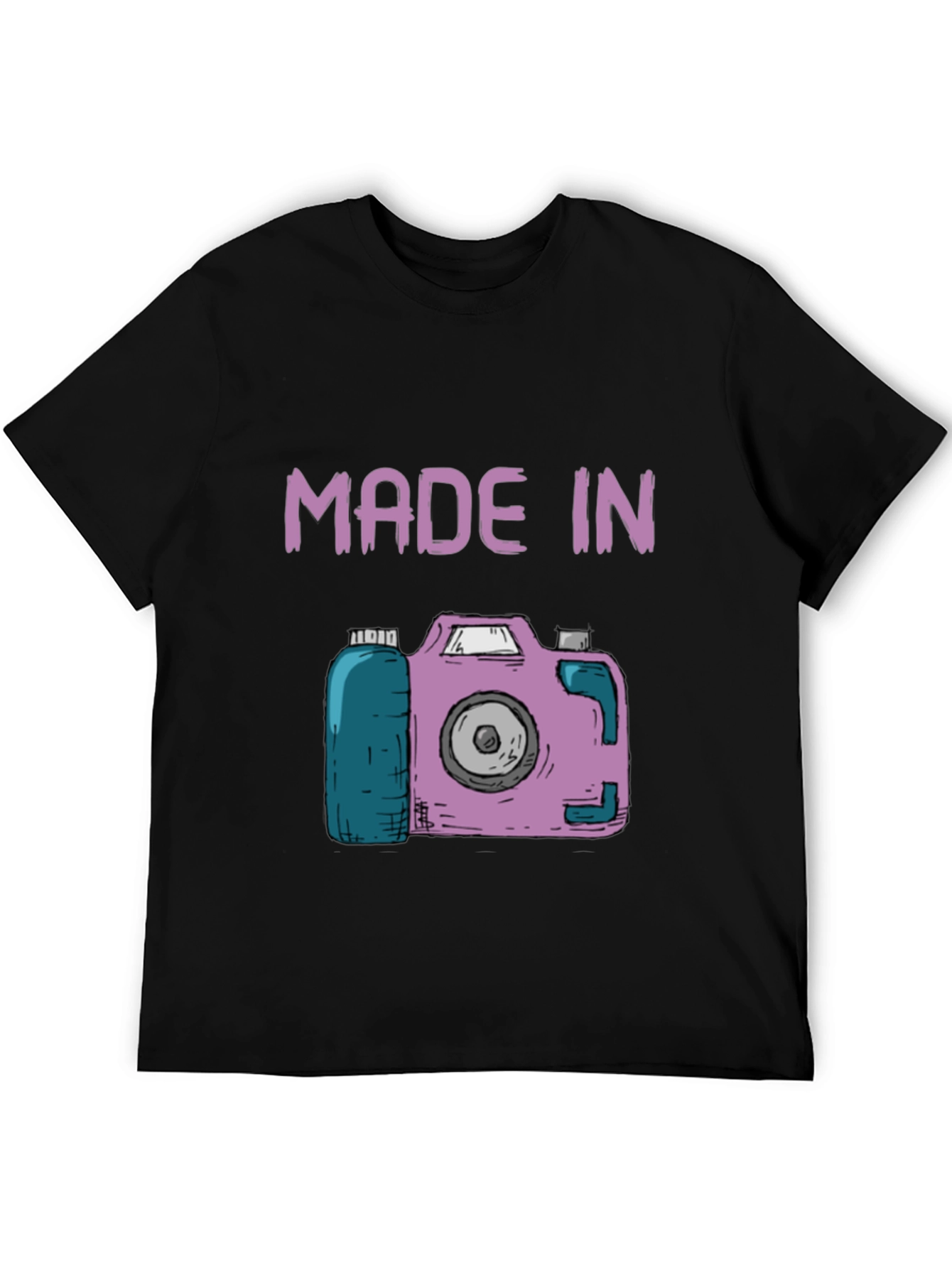 Camera Graphic T-Shirt - Unique Design Cool and Casual