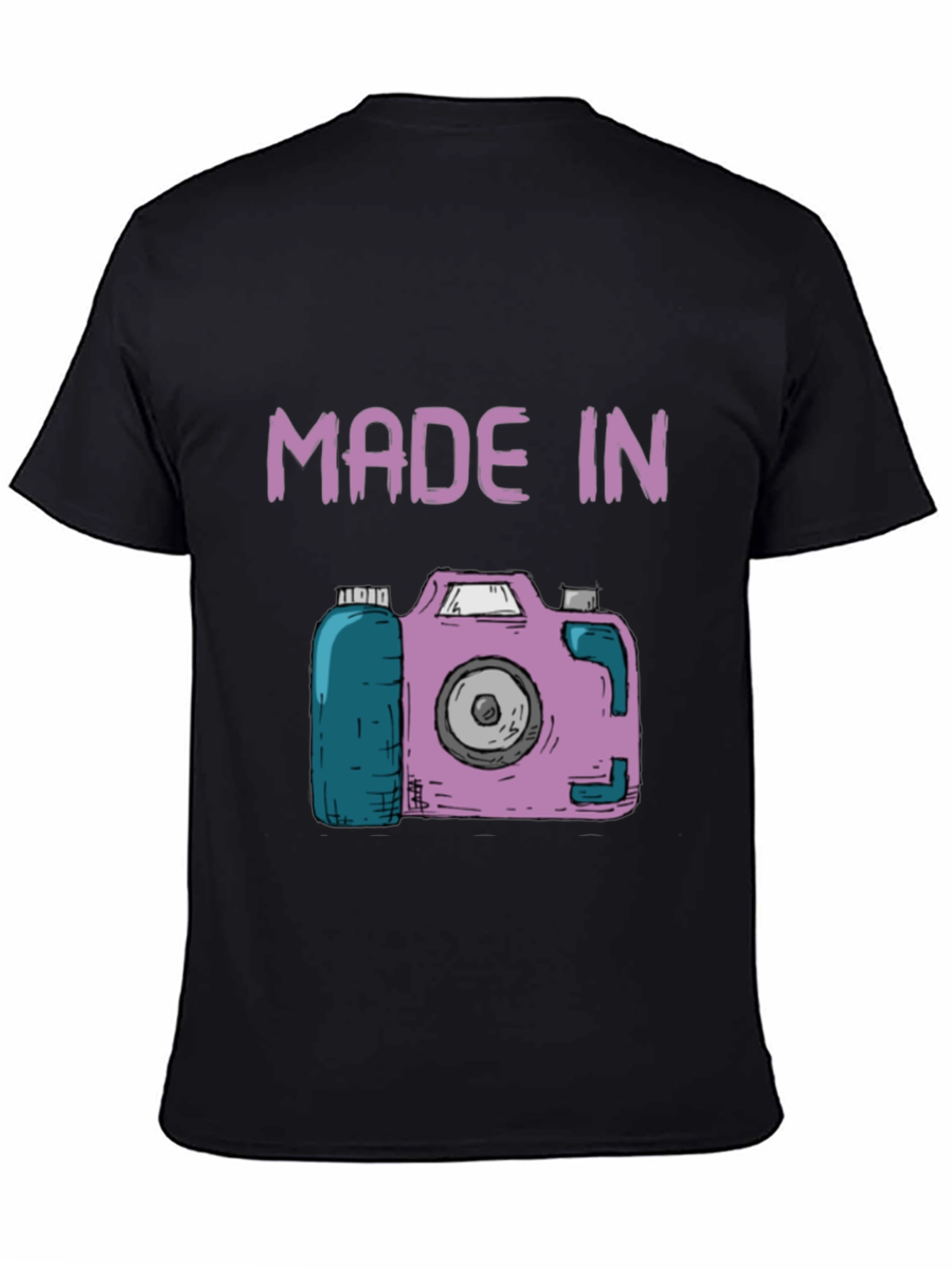 Camera Graphic T-Shirt - Unique Design Cool and Casual