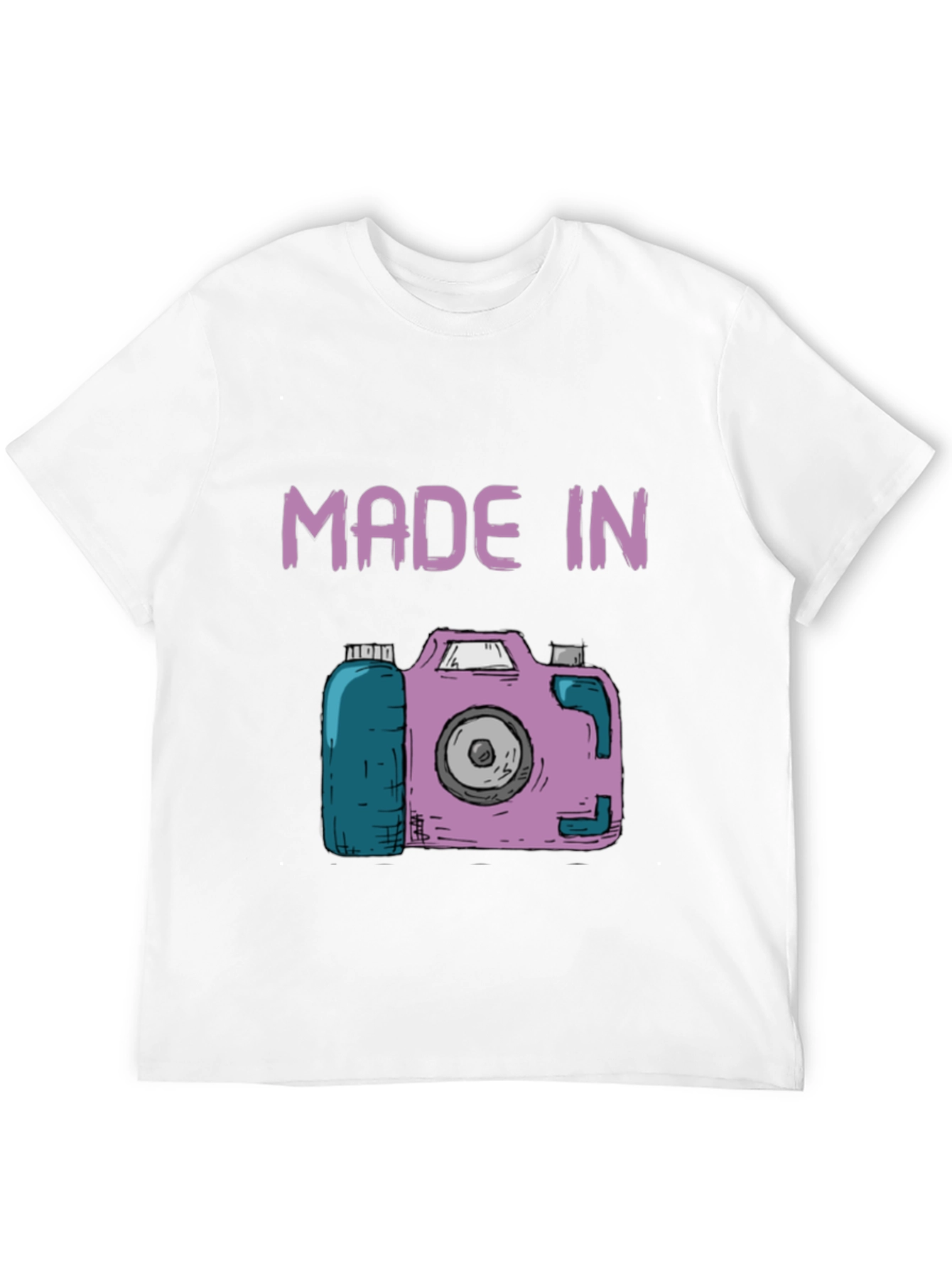 Camera Graphic T-Shirt - Unique Design Cool and Casual