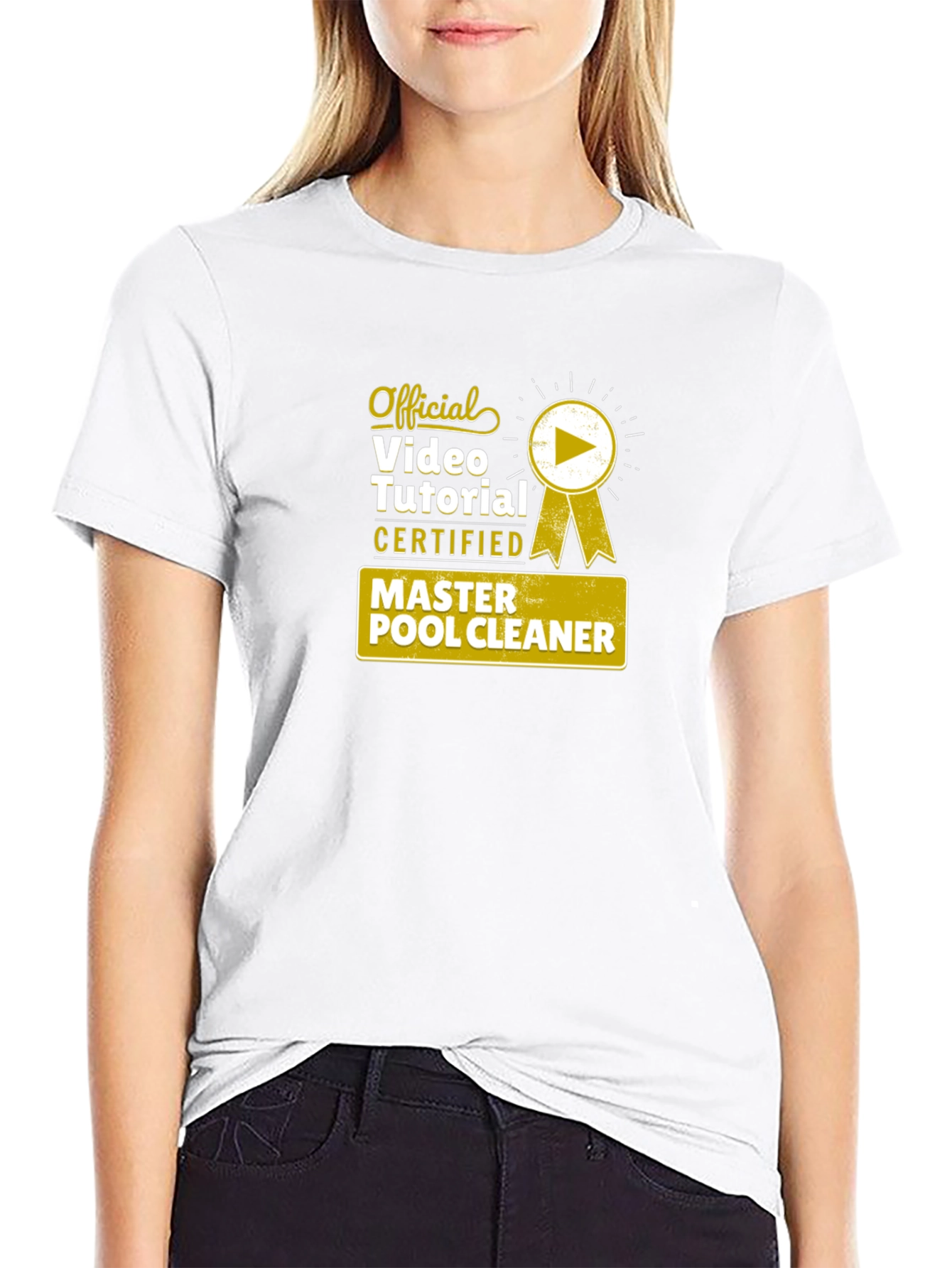 Official Master Pool Cleaner Certified Video Tutorial T-Shirt