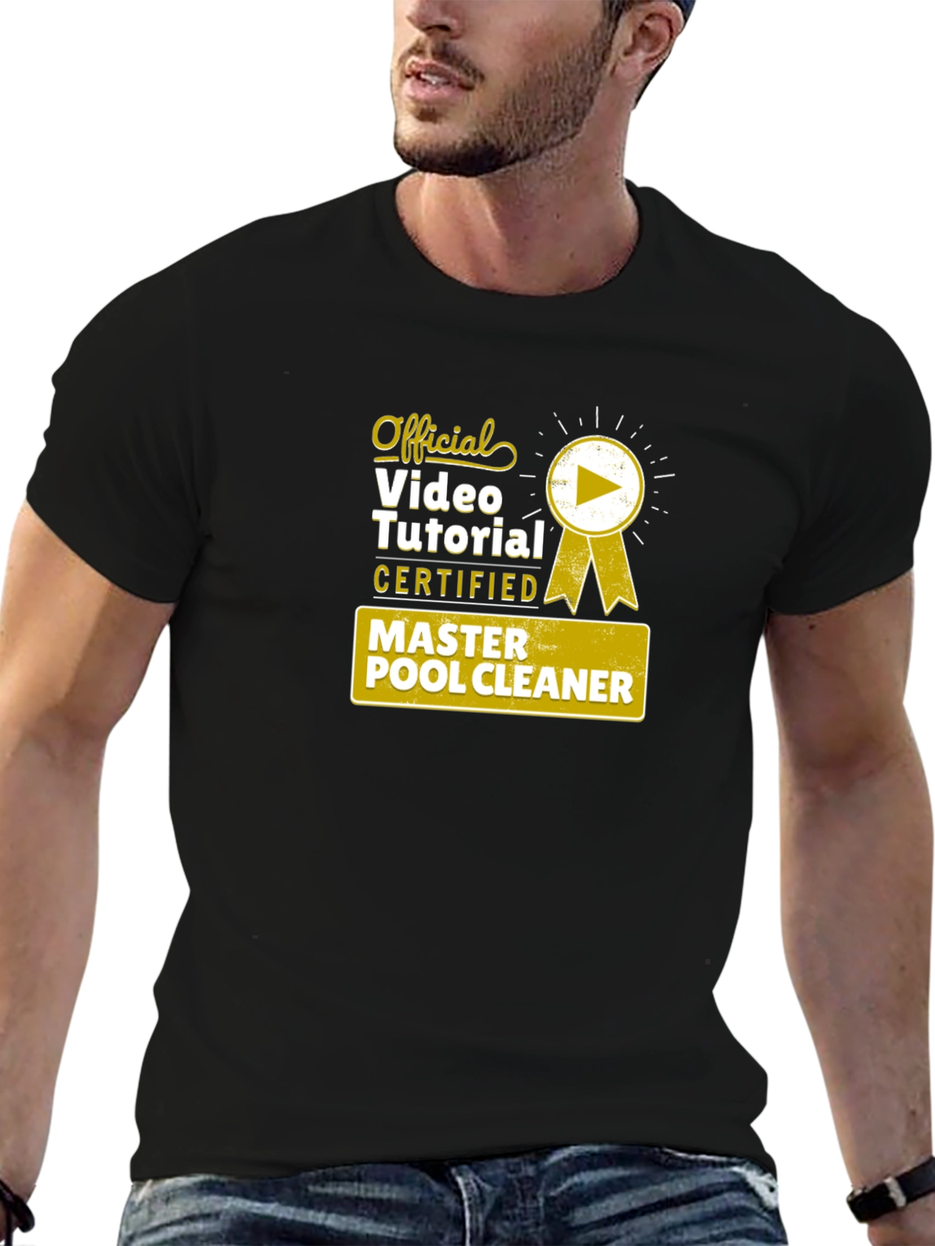 Official Master Pool Cleaner Certified Video Tutorial T-Shirt