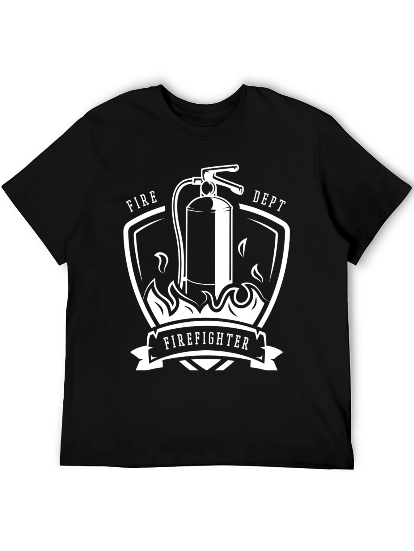 Firefighter T-Shirt - Fire Dept Design