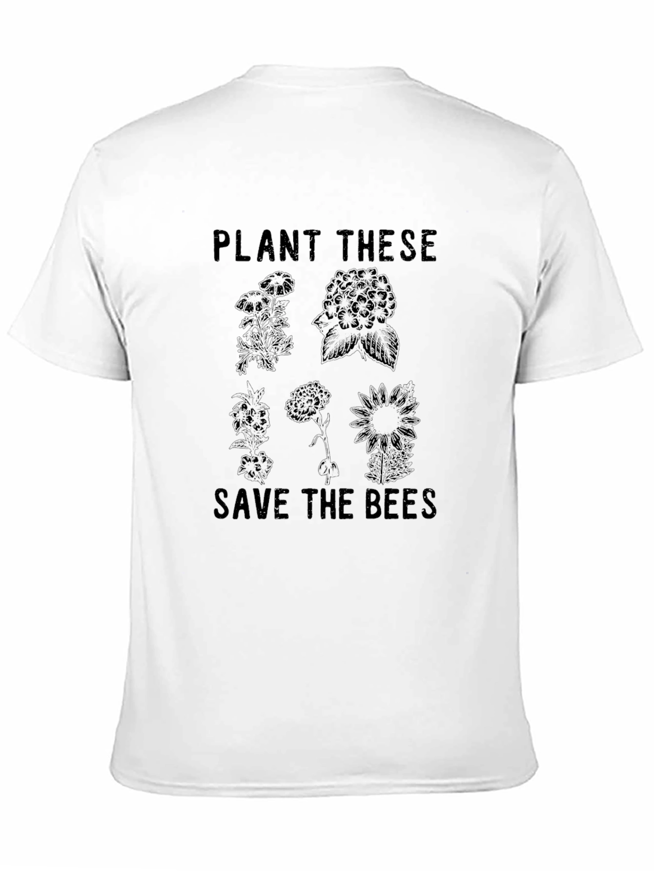 Plant These Save The Bees Graphic T-Shirt