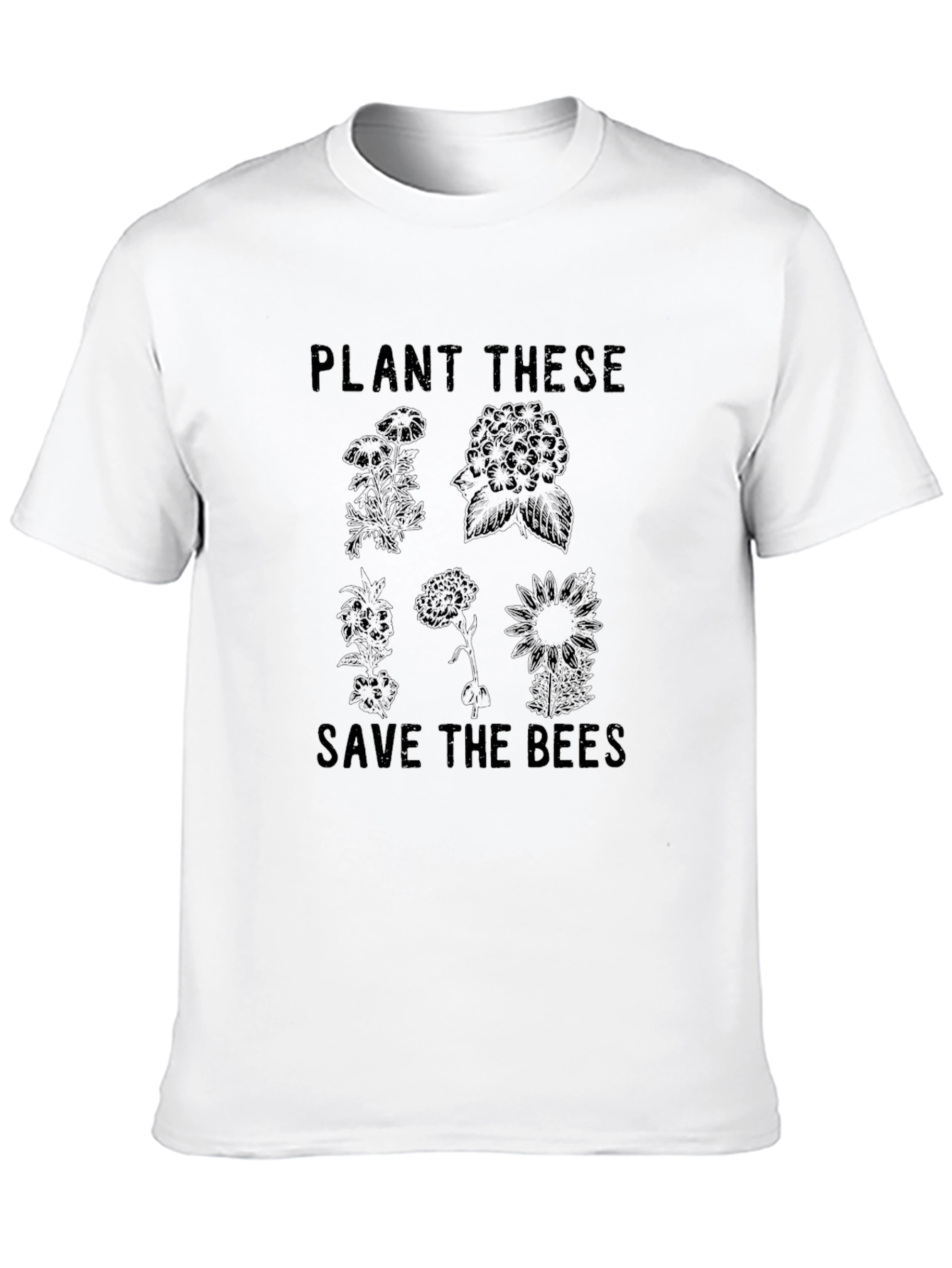 Plant These Save The Bees Graphic T-Shirt