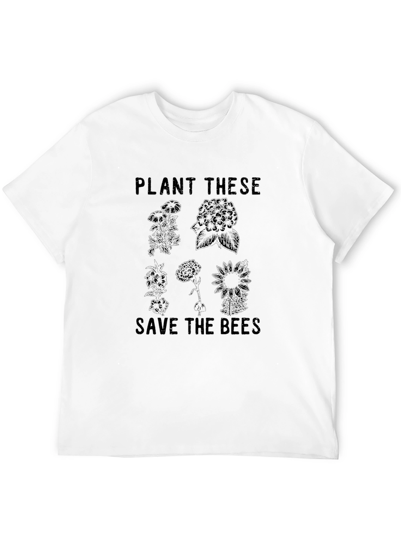 Plant These Save The Bees Graphic T-Shirt