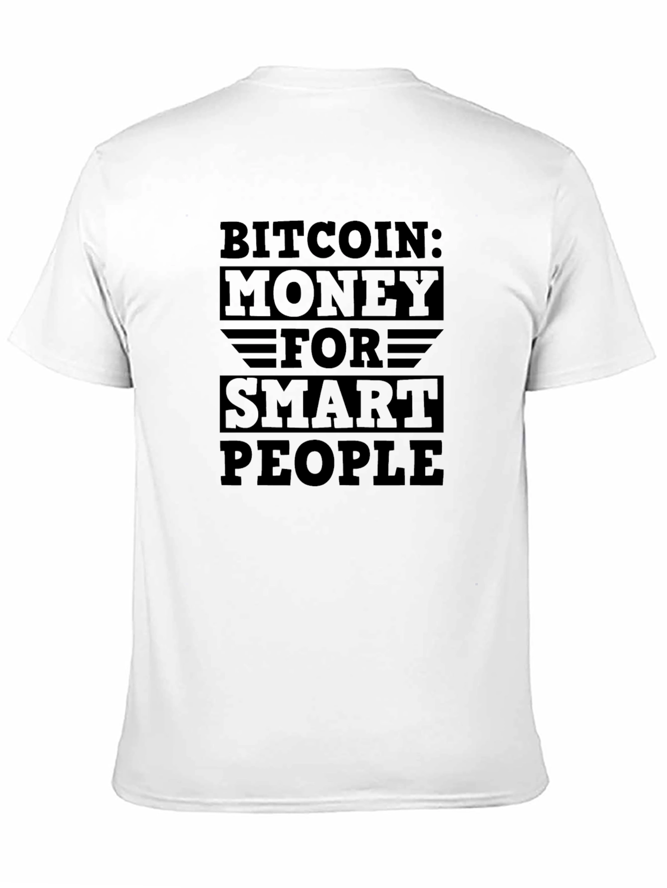Bitcoin Money for Smart People Black T-Shirt