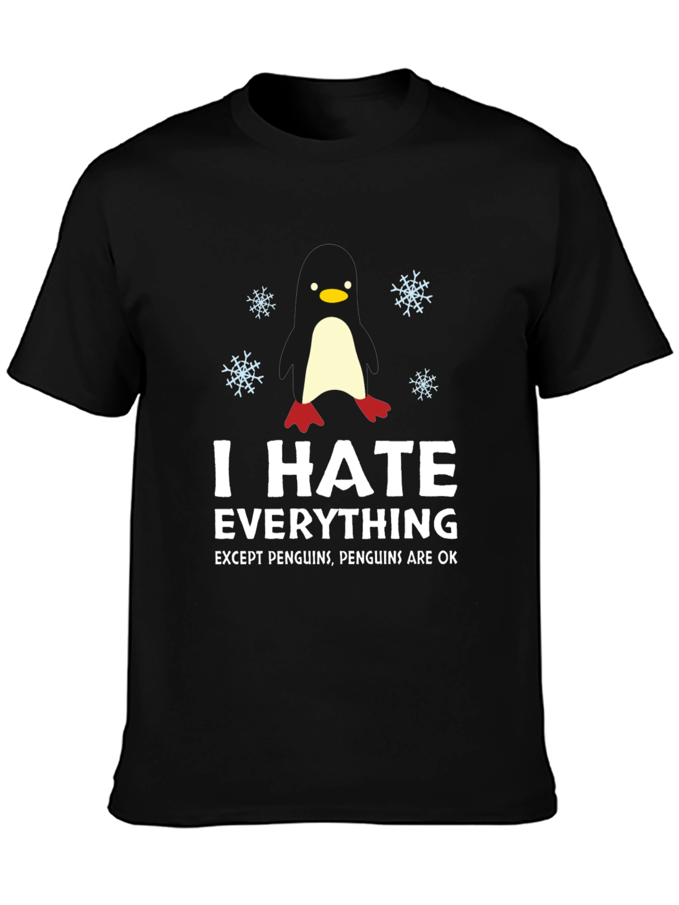 I Hate Everything Penguin Graphic Tee