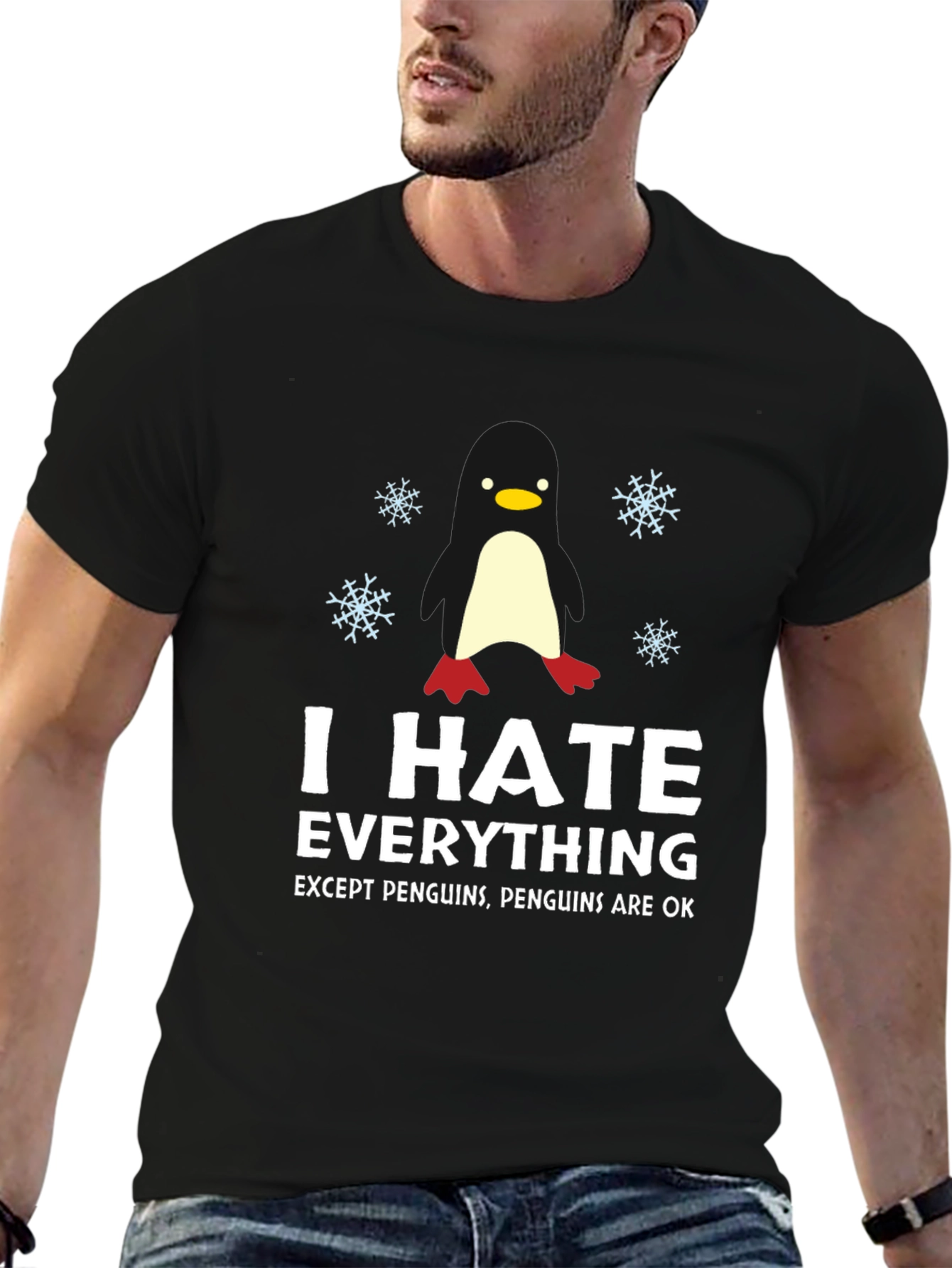 I Hate Everything Penguin Graphic Tee
