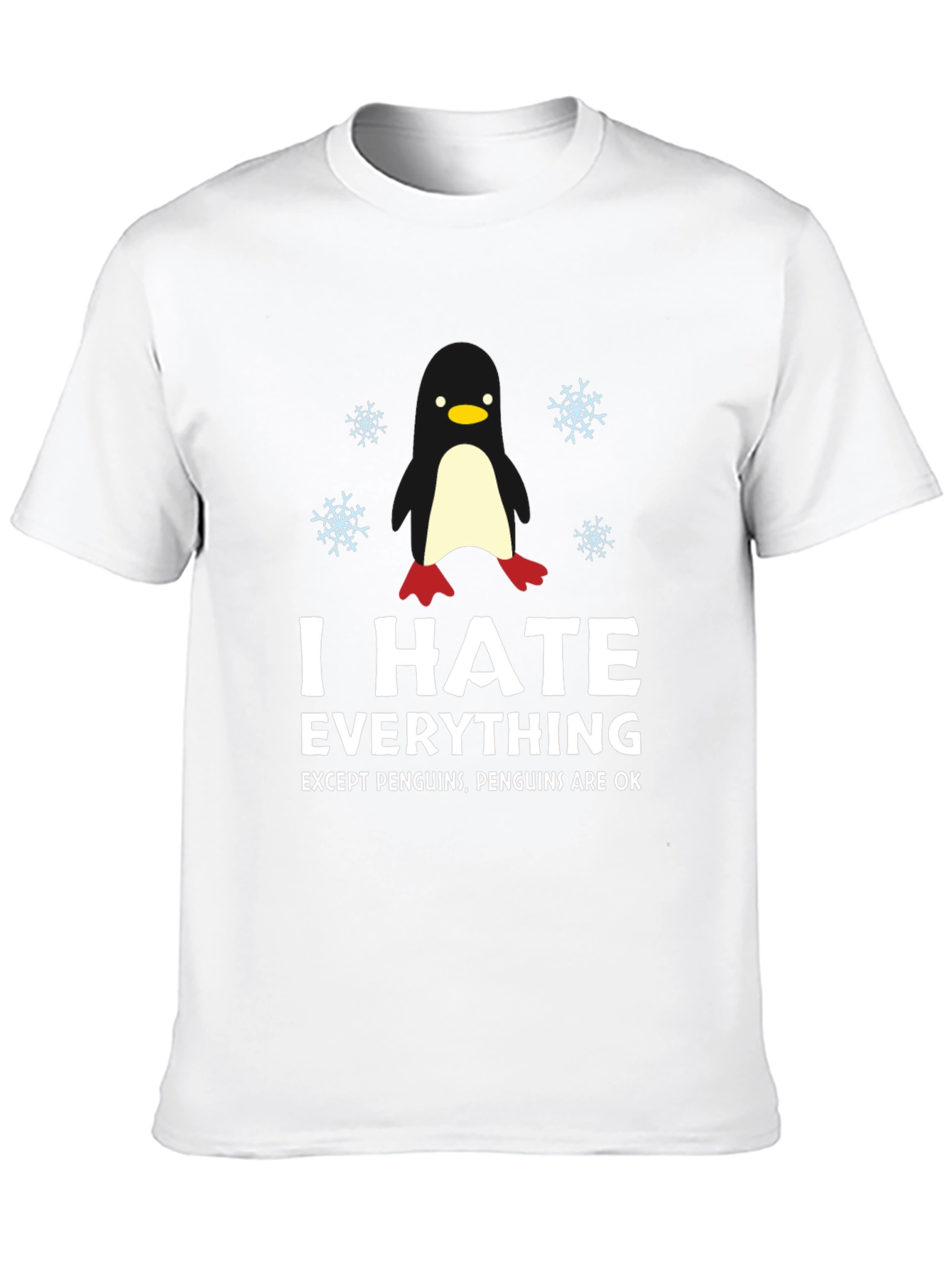I Hate Everything Penguin Graphic Tee