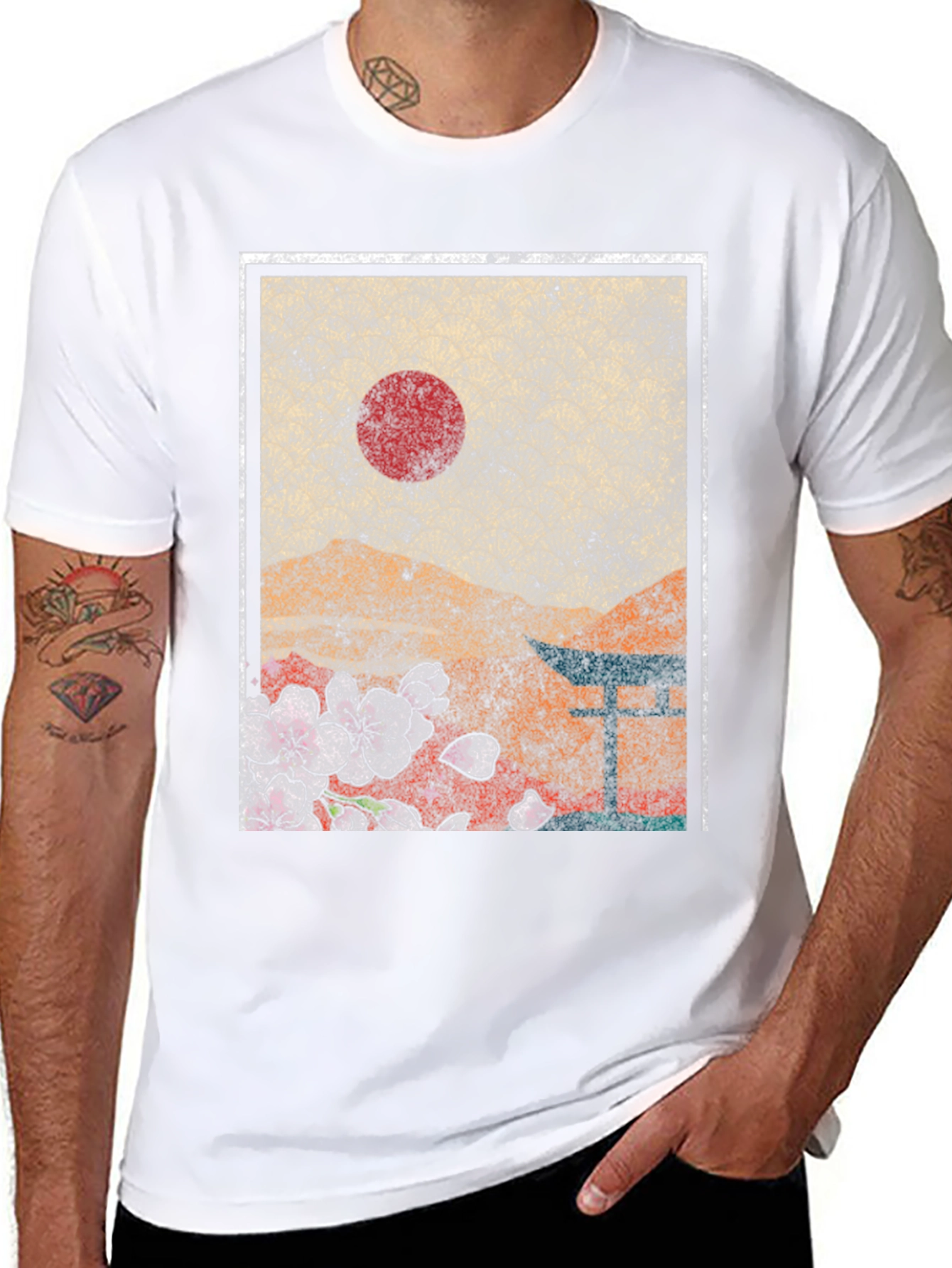 Japanese Landscape Graphic Tee