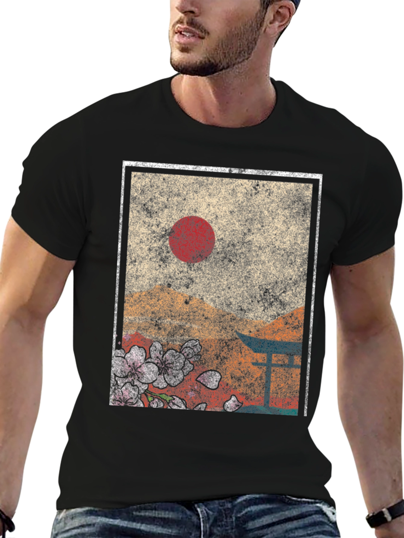 Japanese Landscape Graphic Tee