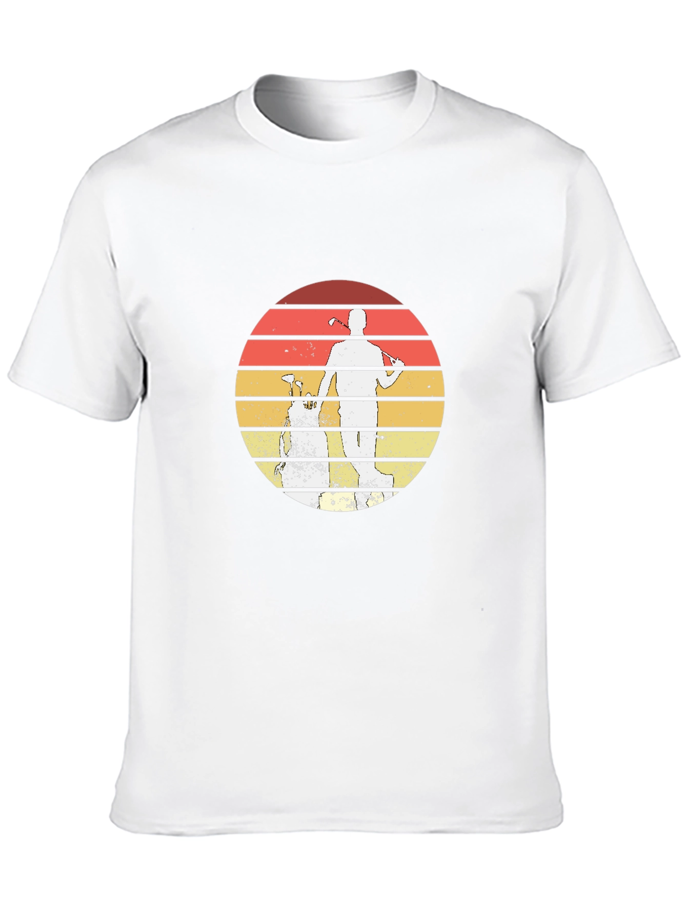 Retro Golf Sunset Graphic T-Shirt
