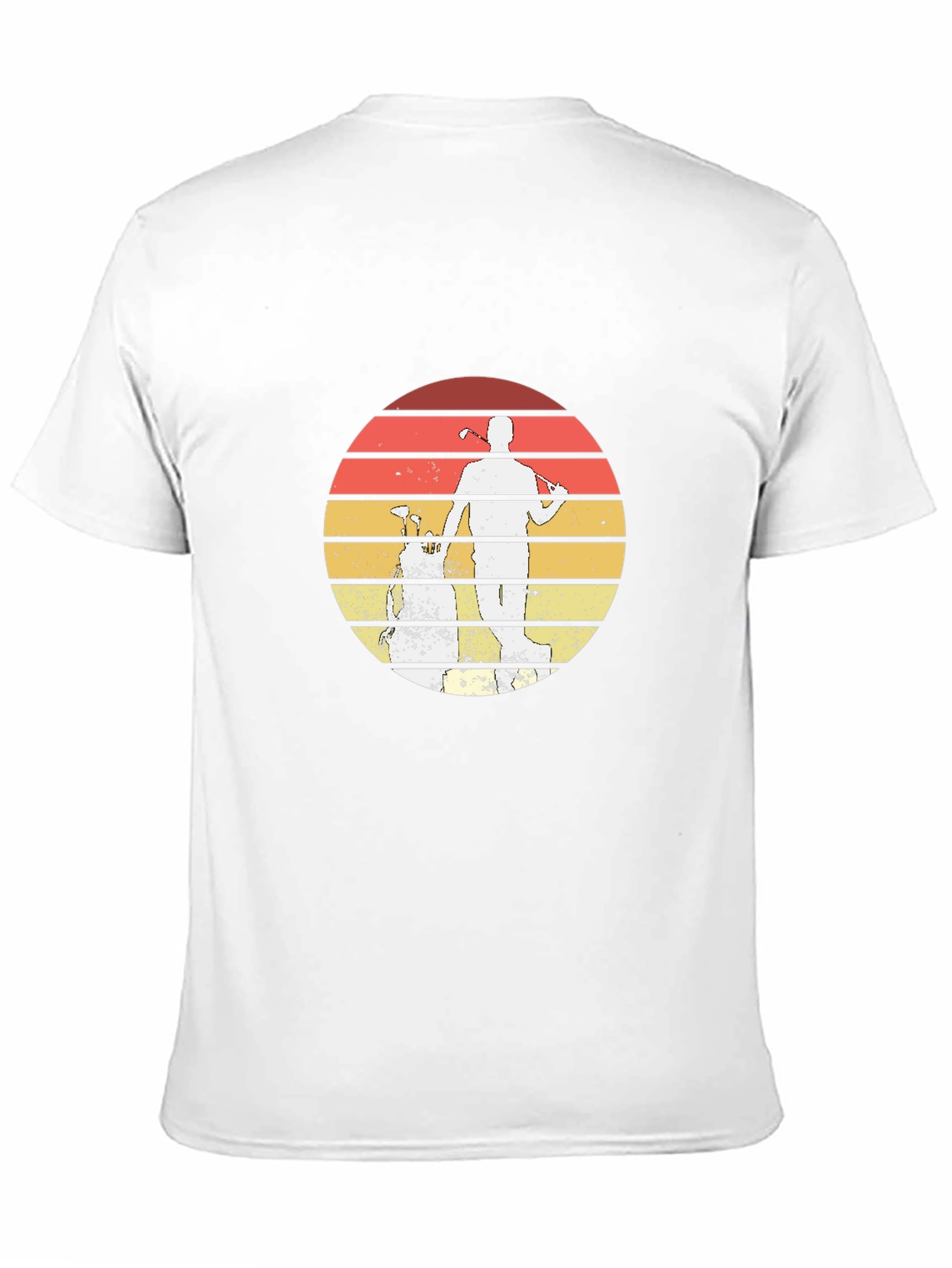 Retro Golf Sunset Graphic T-Shirt