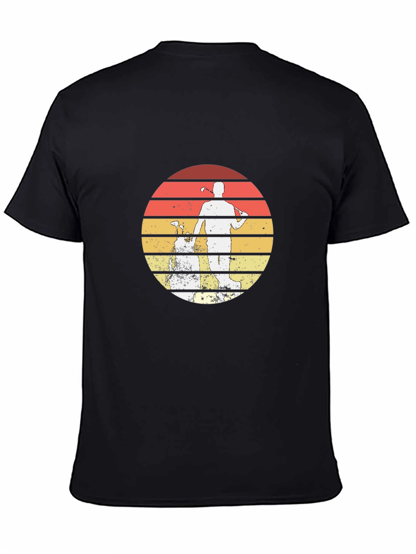 Retro Golf Sunset Graphic T-Shirt