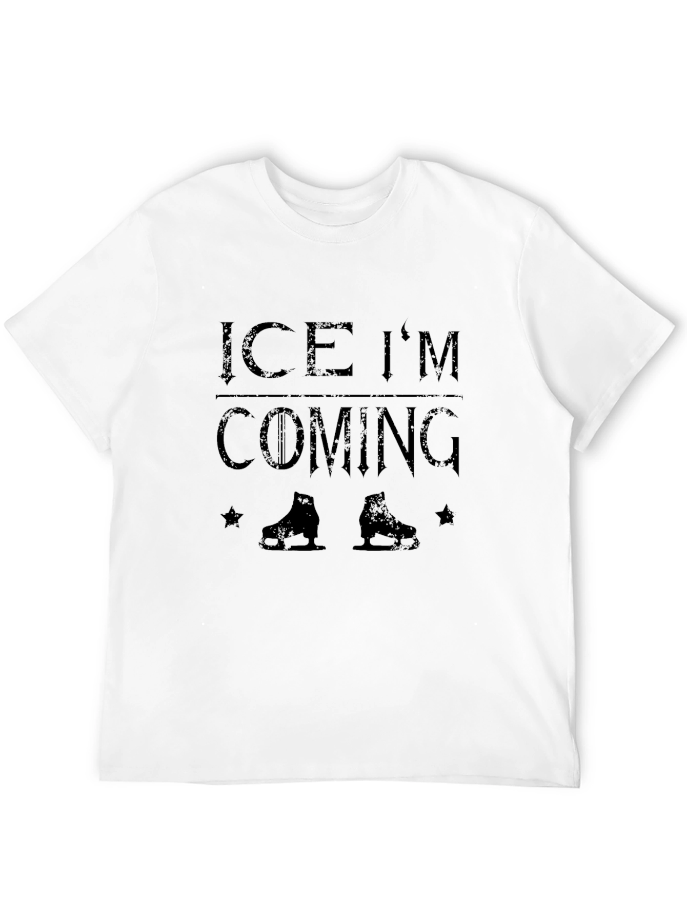 Ice Im Coming Skates Graphic T-Shirt