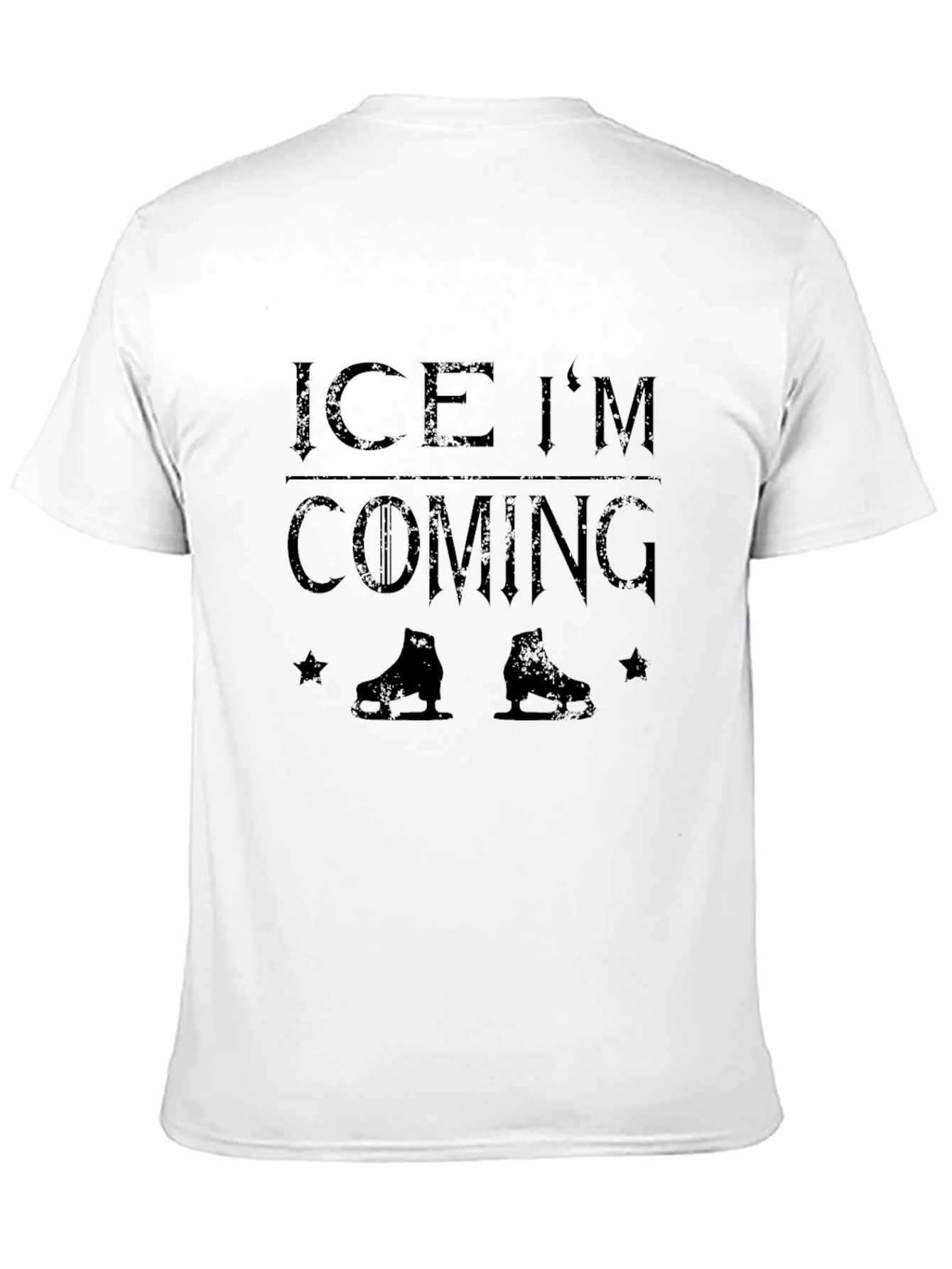 Ice Im Coming Skates Graphic T-Shirt