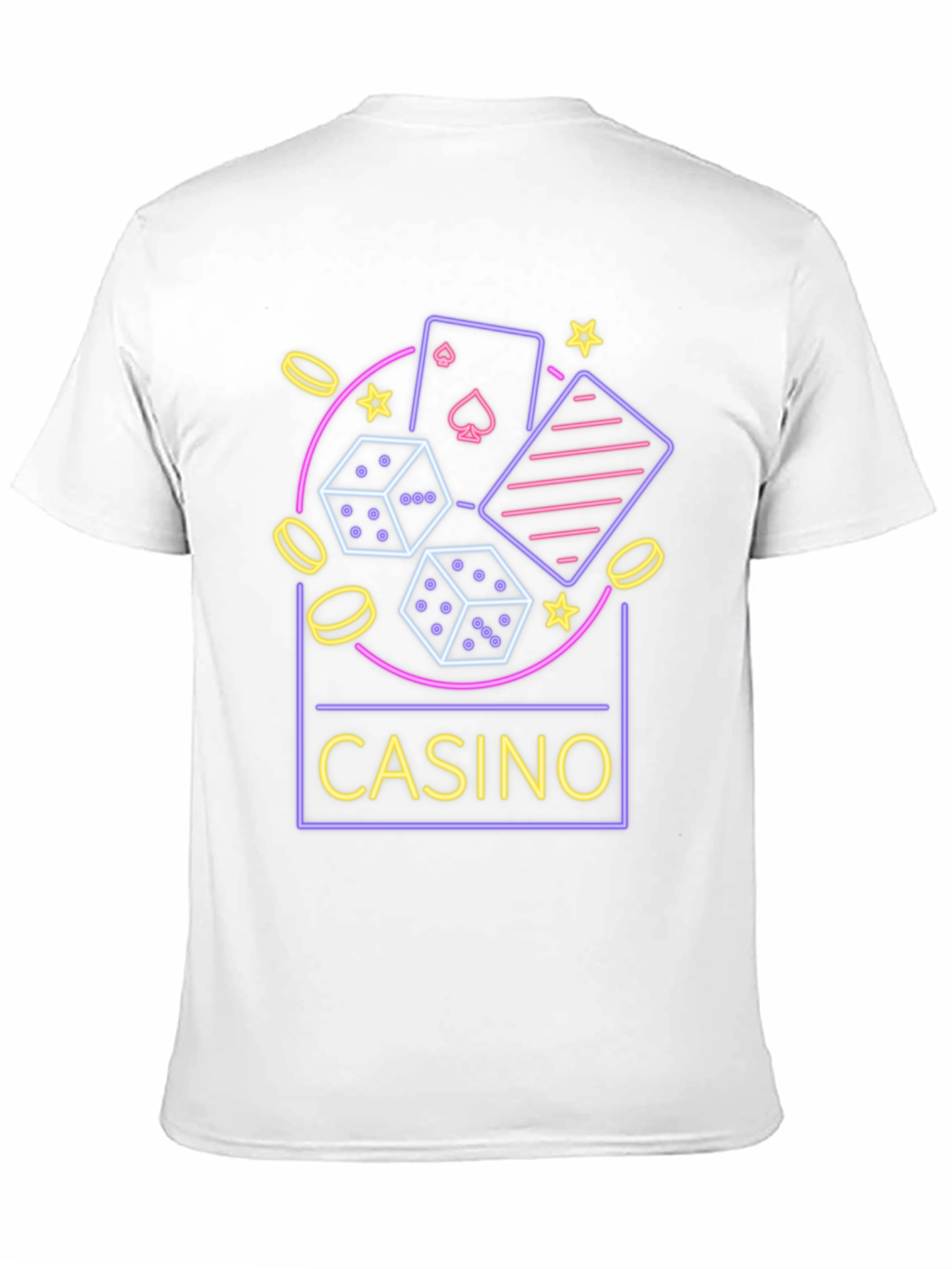 Casino Neon Graphic T-Shirt