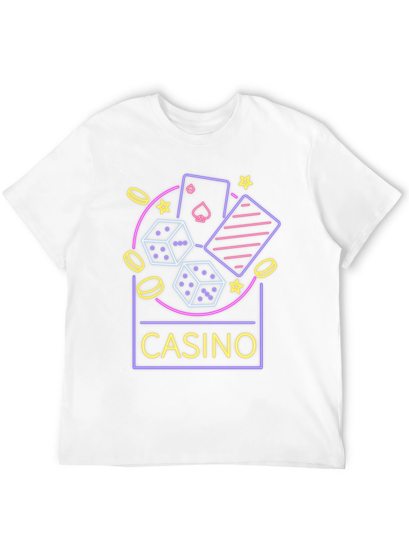 Casino Neon Graphic T-Shirt