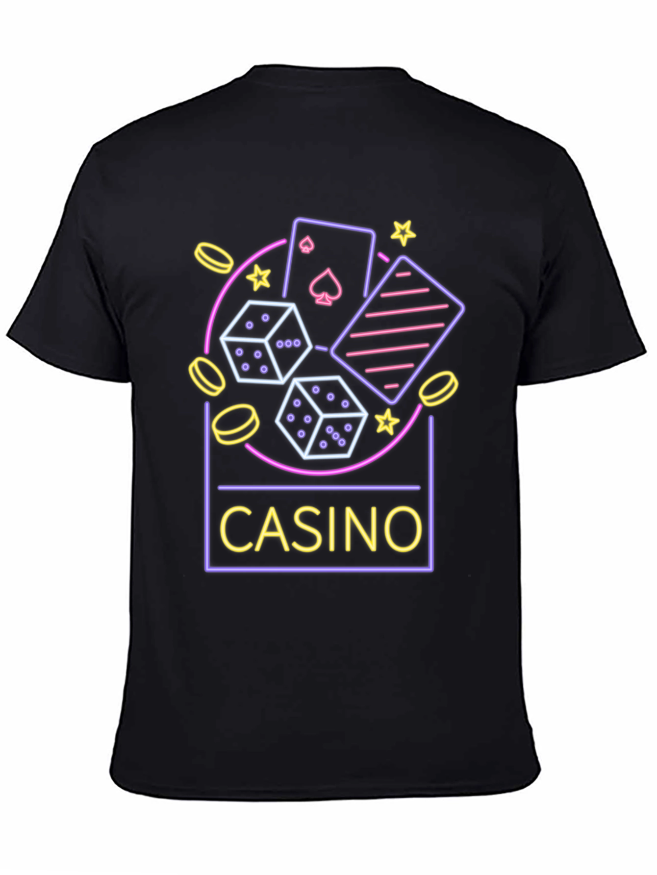 Casino Neon Graphic T-Shirt