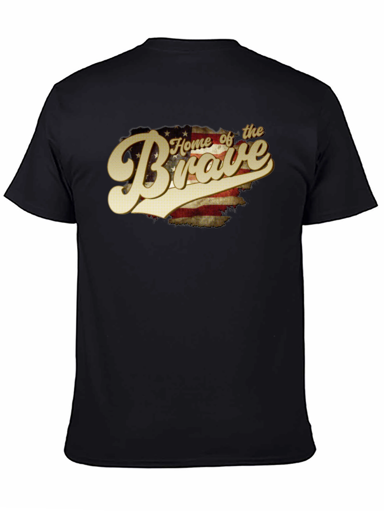 Home of the Brave Patriotic Graphic Tee