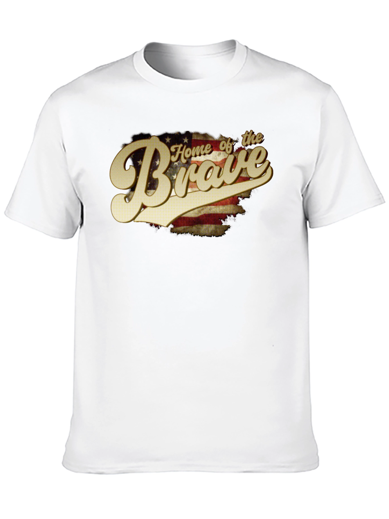 Home of the Brave Patriotic Graphic Tee