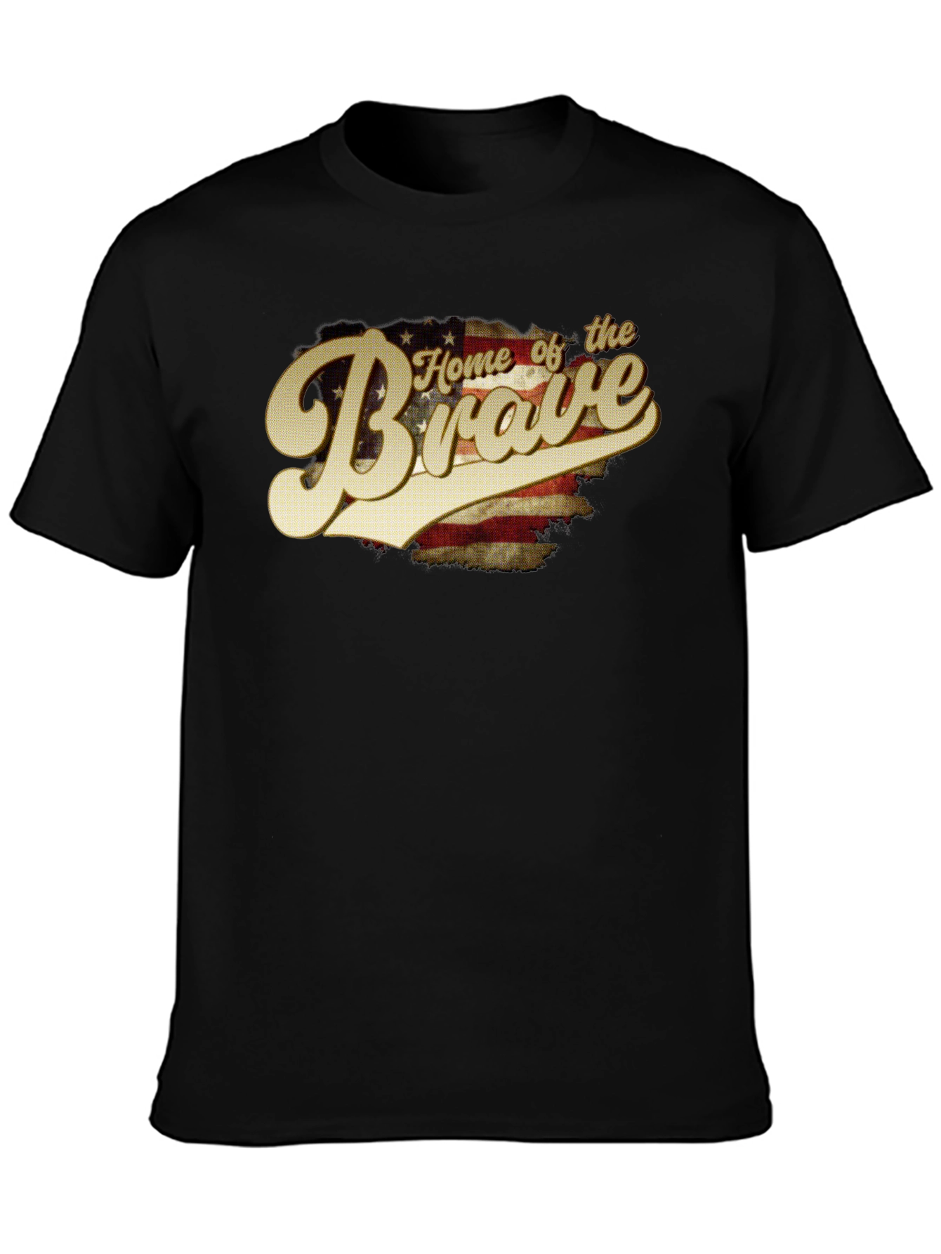 Home of the Brave Patriotic Graphic Tee