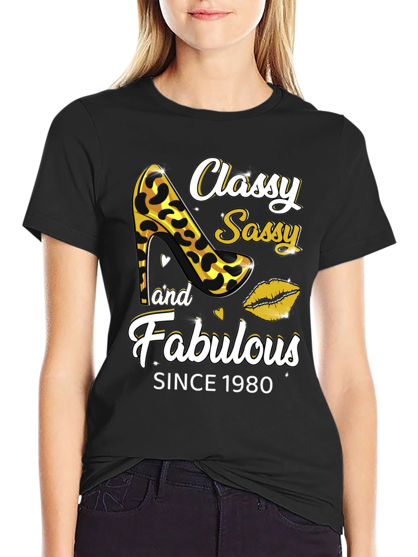 Classy Sassy Fabulous Since 1980 Graphic Tee