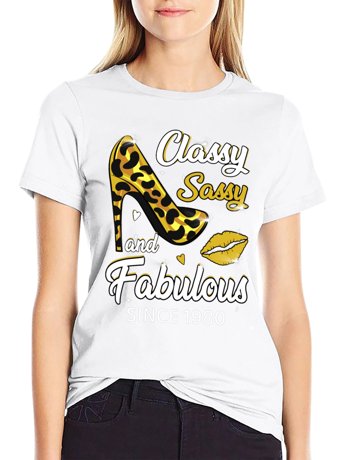 Classy Sassy Fabulous Since 1980 Graphic Tee
