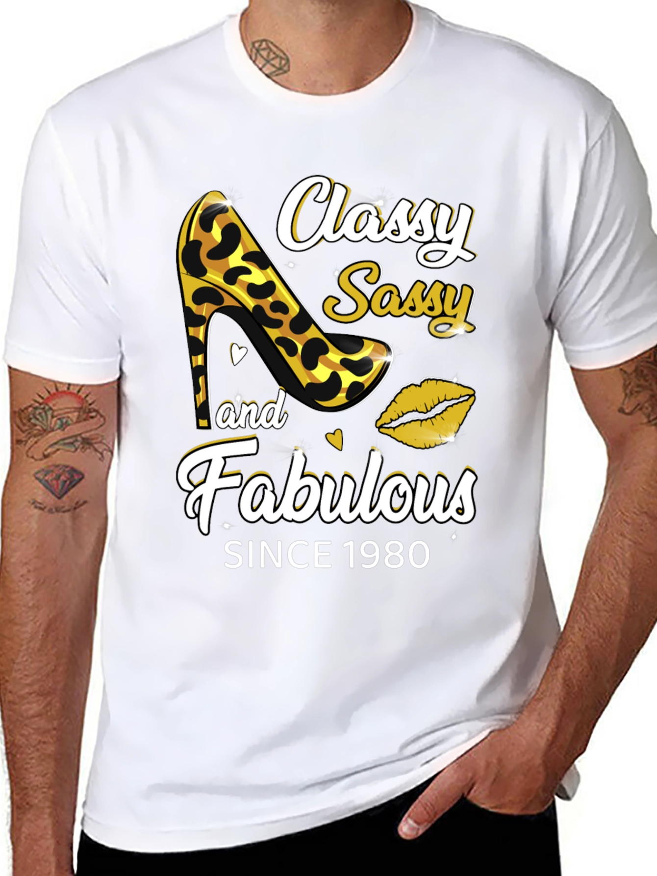 Classy Sassy Fabulous Since 1980 Graphic Tee
