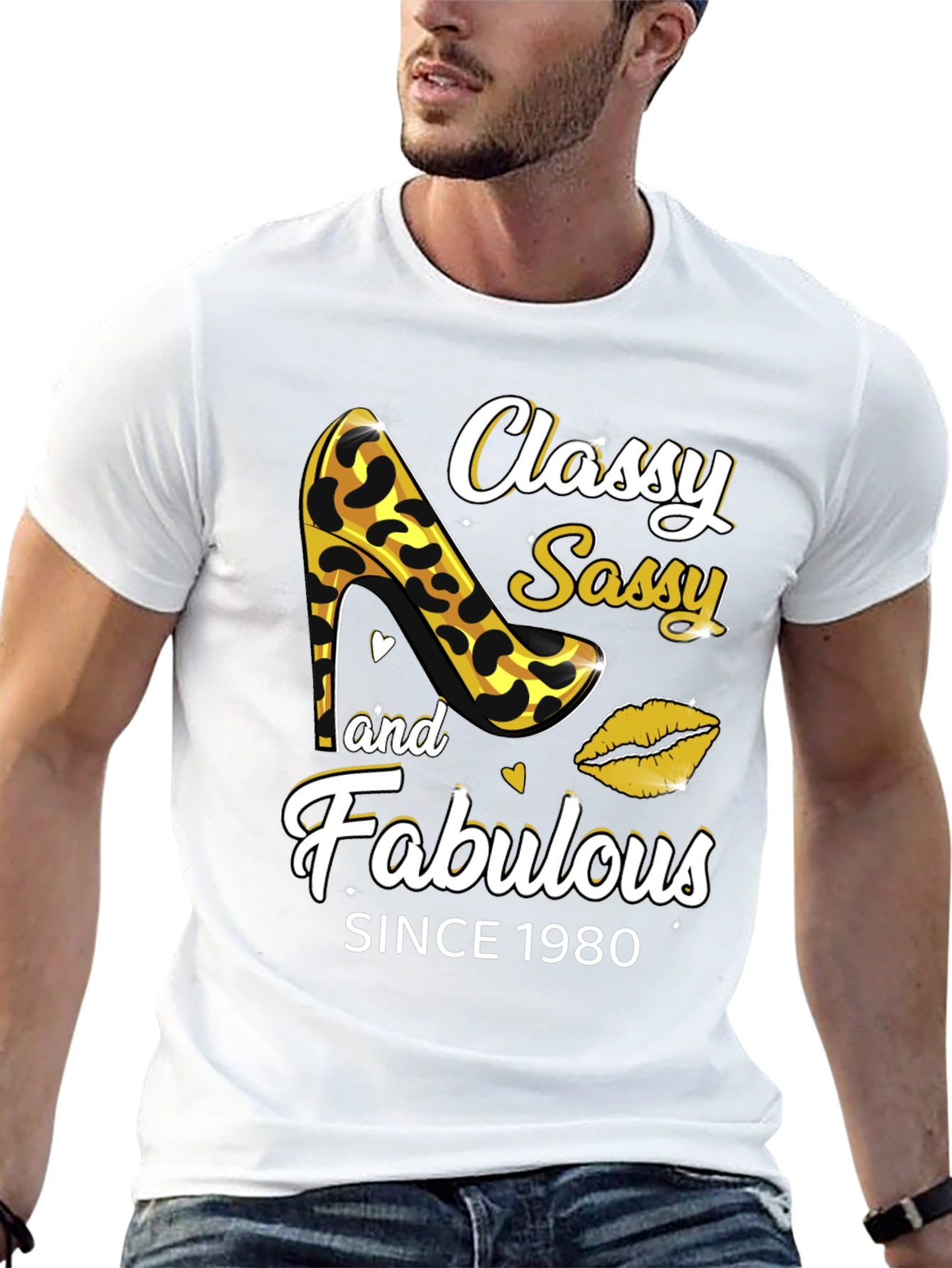 Classy Sassy Fabulous Since 1980 Graphic Tee