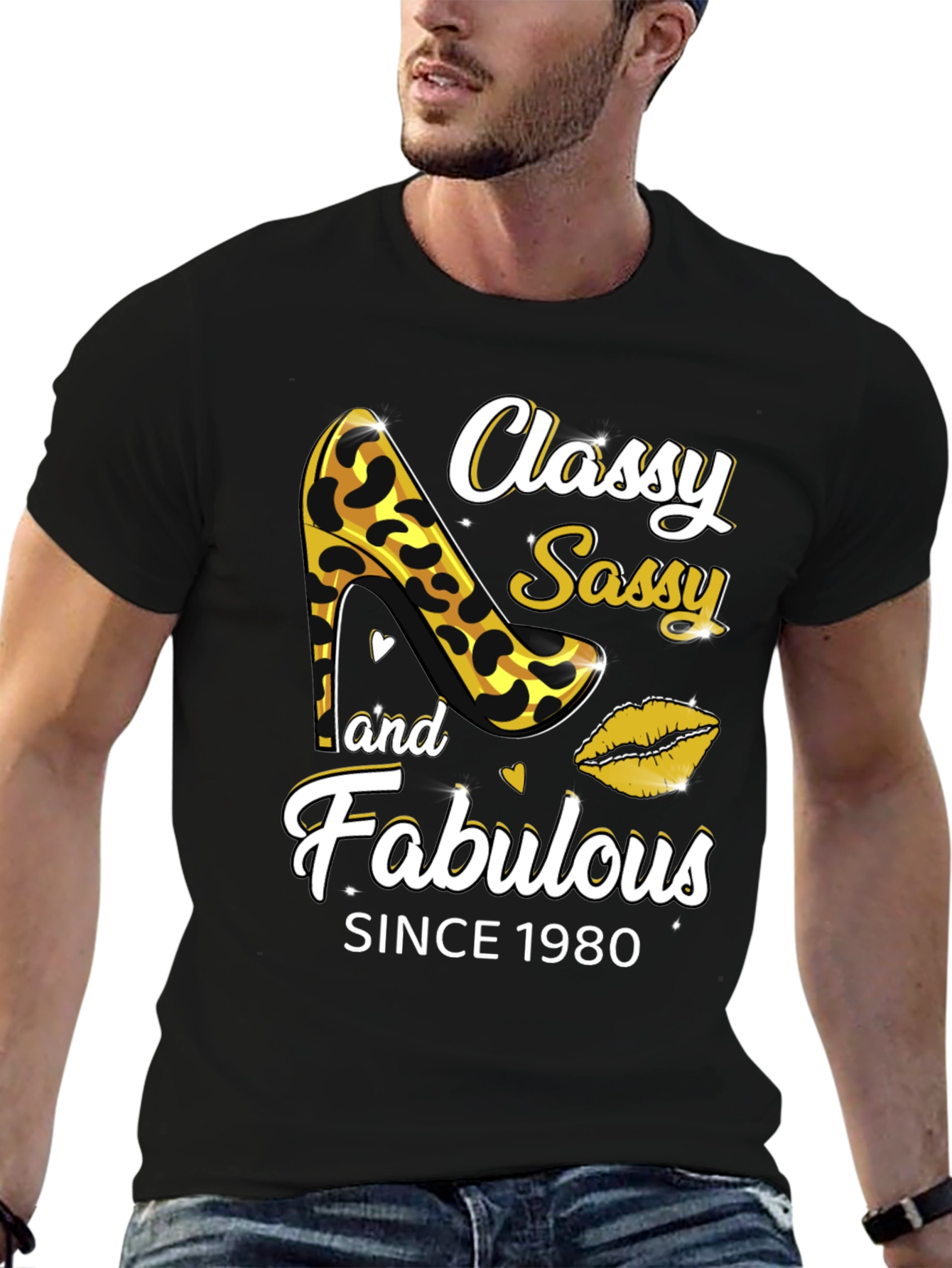 Classy Sassy Fabulous Since 1980 Graphic Tee
